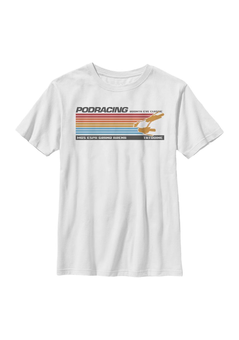 Boys 4-7  Retro Line Podrace Graphic Top