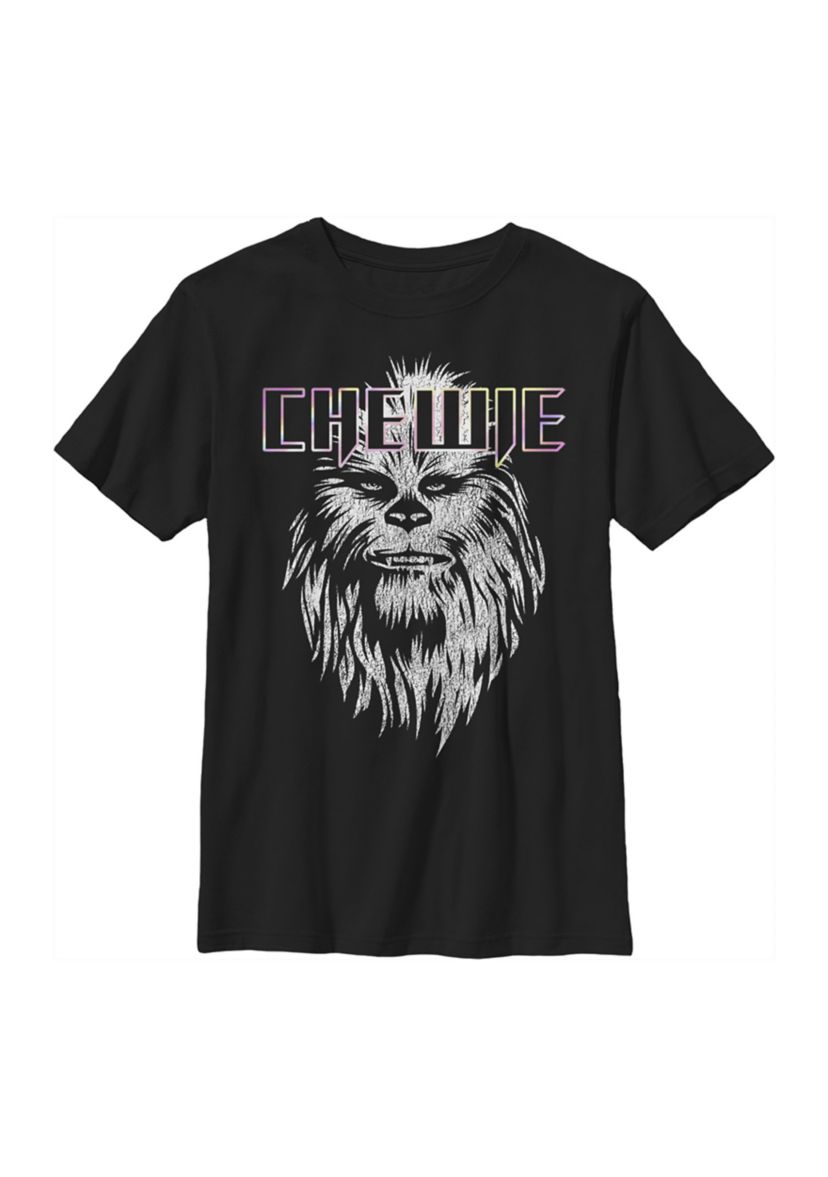 Boys 4-7  Chewie Face Graphic Top