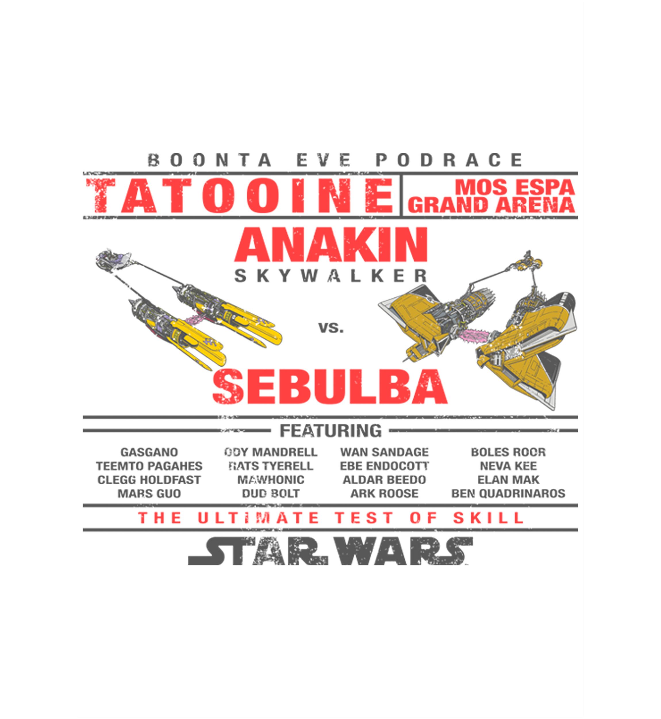 Boys 4-7  Anakin VS Sebulba Graphic Top