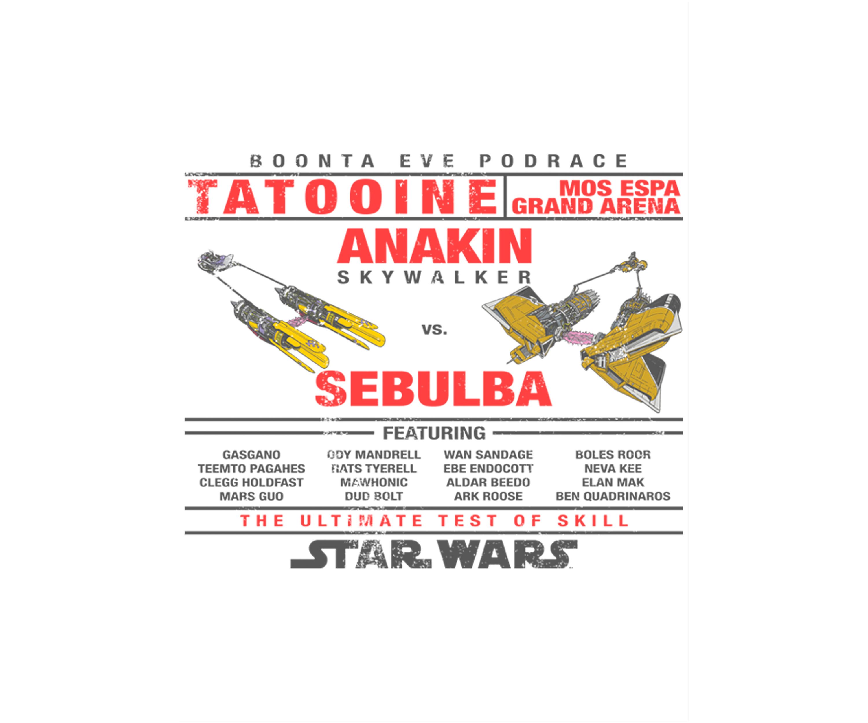 Boys 4-7  Anakin VS Sebulba Graphic Top