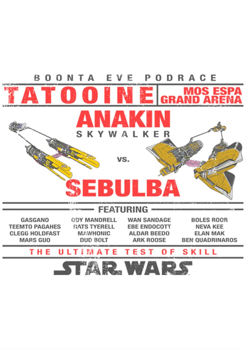 Boys 4-7  Anakin VS Sebulba Graphic Top