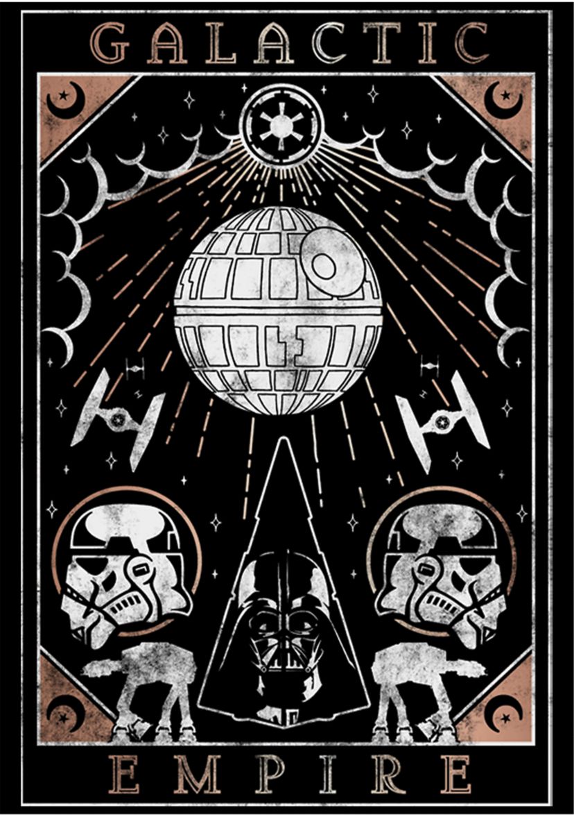 Boys 4-7  GALACTIC EMPIRE TAROT Graphic Top