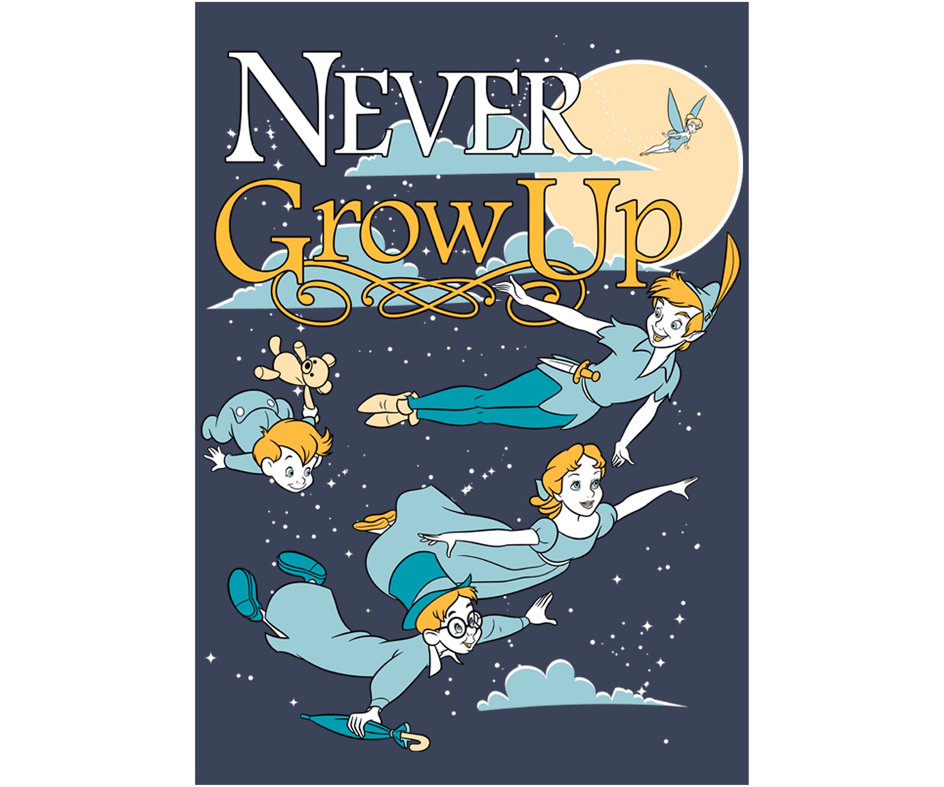 Boys 4-7 Tinkerbell Grow Up Never Graphic T-Shirt