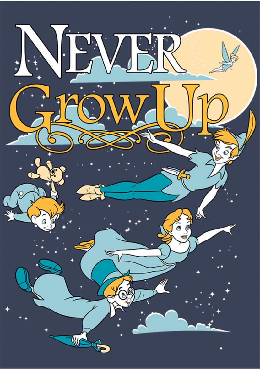 Boys 4-7 Tinkerbell Grow Up Never Graphic T-Shirt
