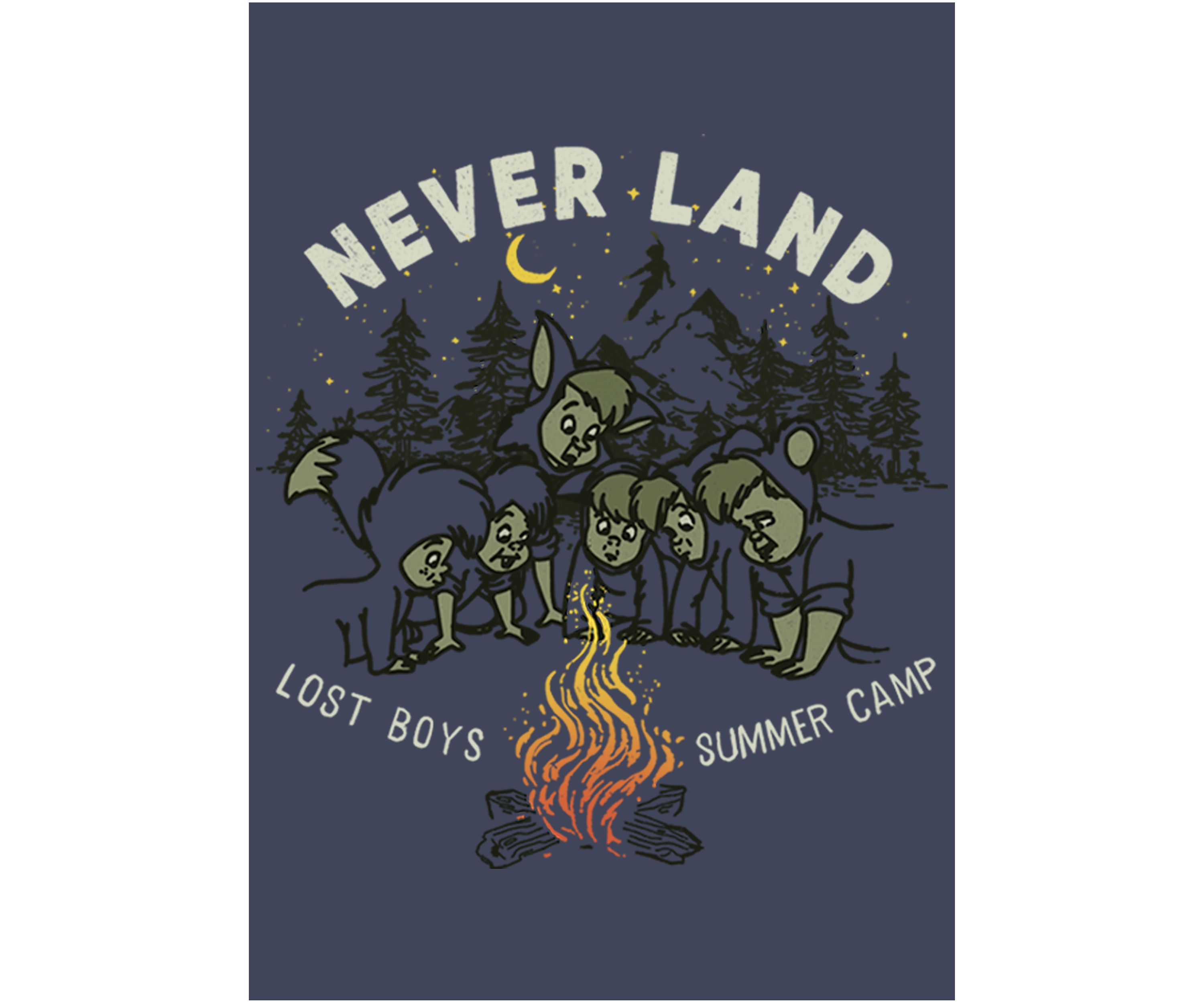 Boys 4-7 Tinkerbell CAMP NEVER LAND Graphic T-Shirt