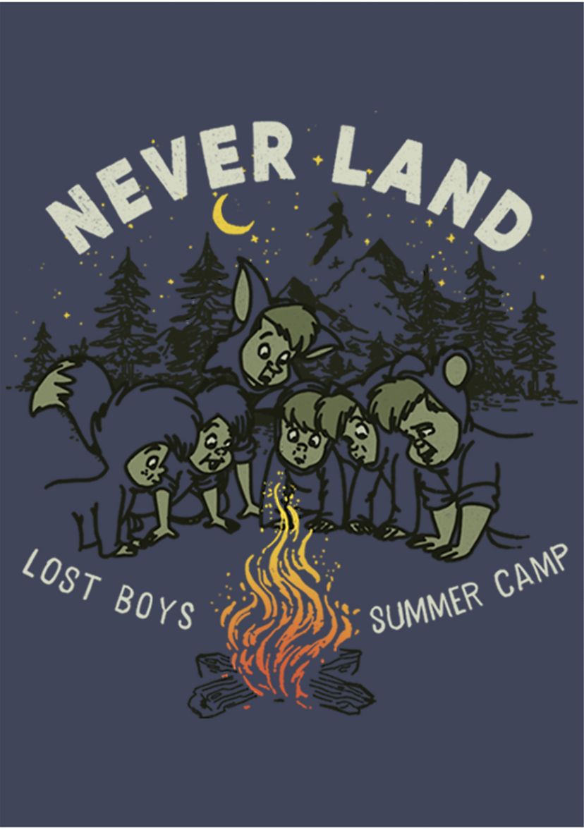 Boys 4-7 Tinkerbell CAMP NEVER LAND Graphic T-Shirt