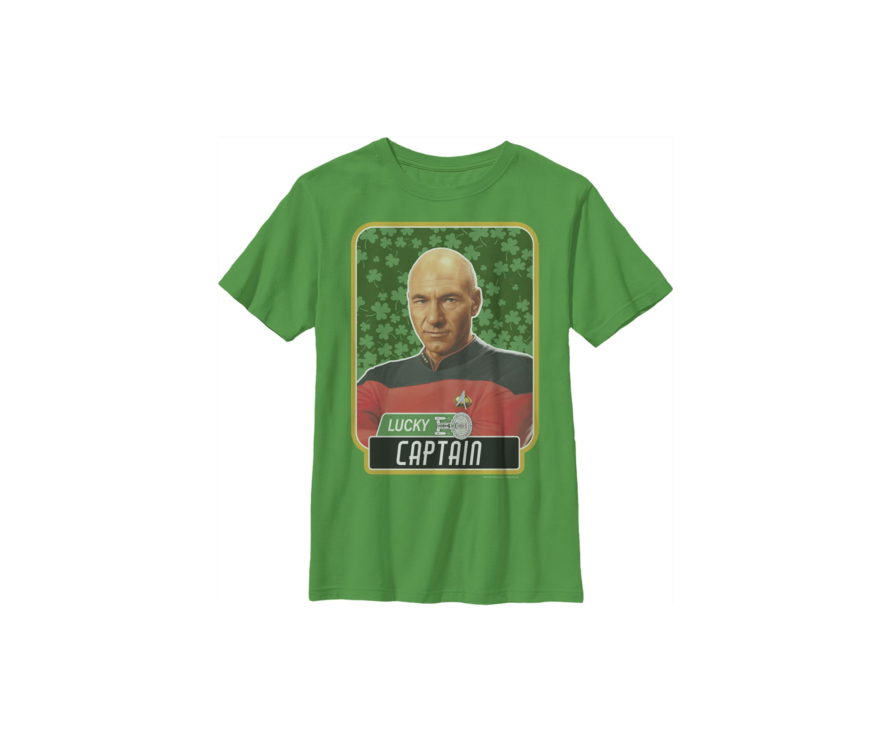 Boys 4-7  Lucky Captian Picard Graphic T-Shirt