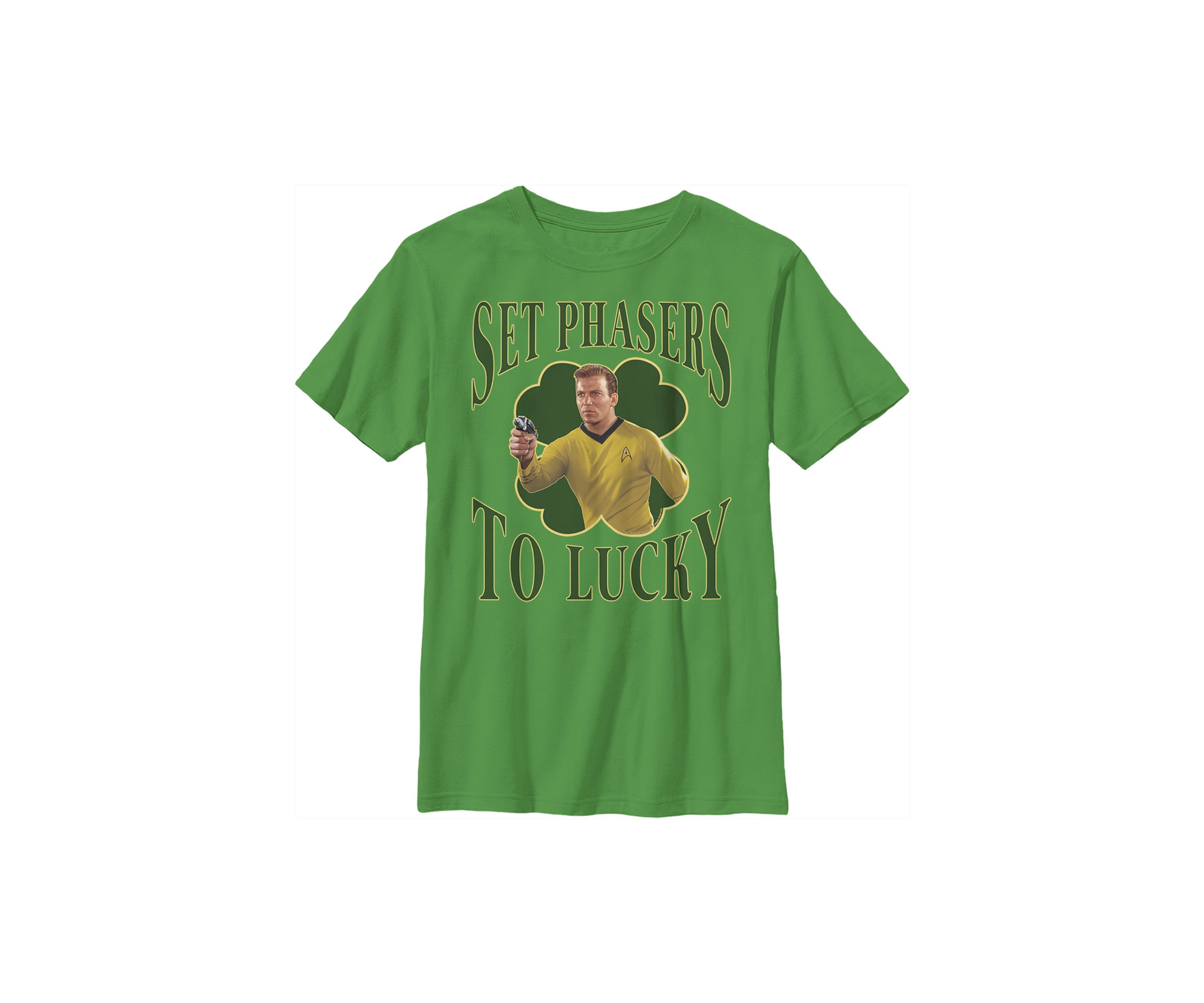 Boys 4-7  Kirk Phasers To Lucky Graphic T-Shirt