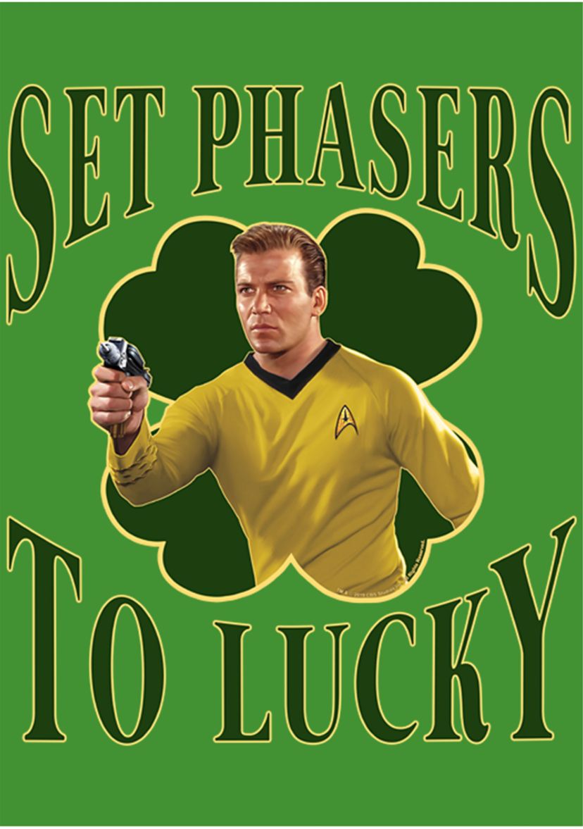 Boys 4-7  Kirk Phasers To Lucky Graphic T-Shirt