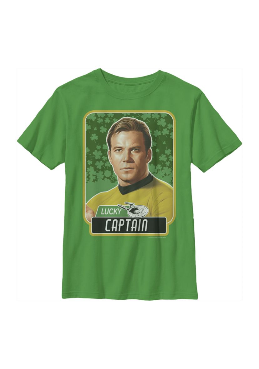 Boys 4-7  Lucky Captain Kirk Graphic T-Shirt
