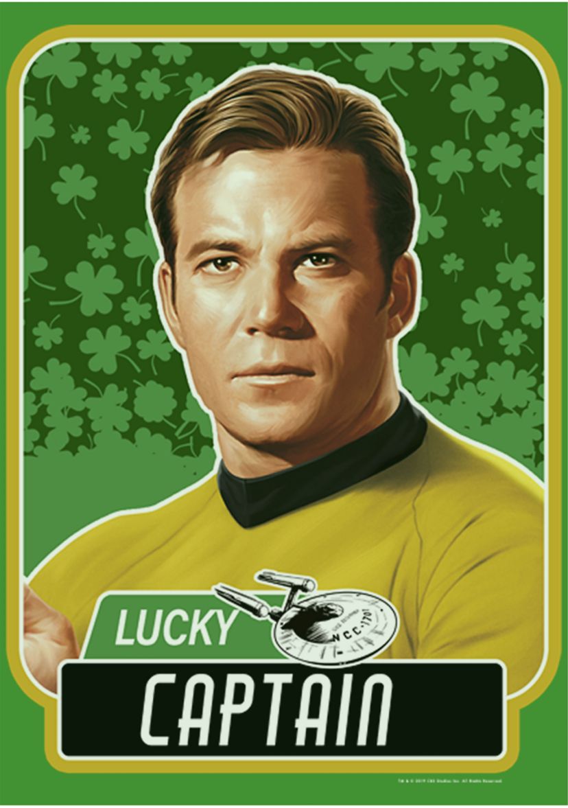 Boys 4-7  Lucky Captain Kirk Graphic T-Shirt