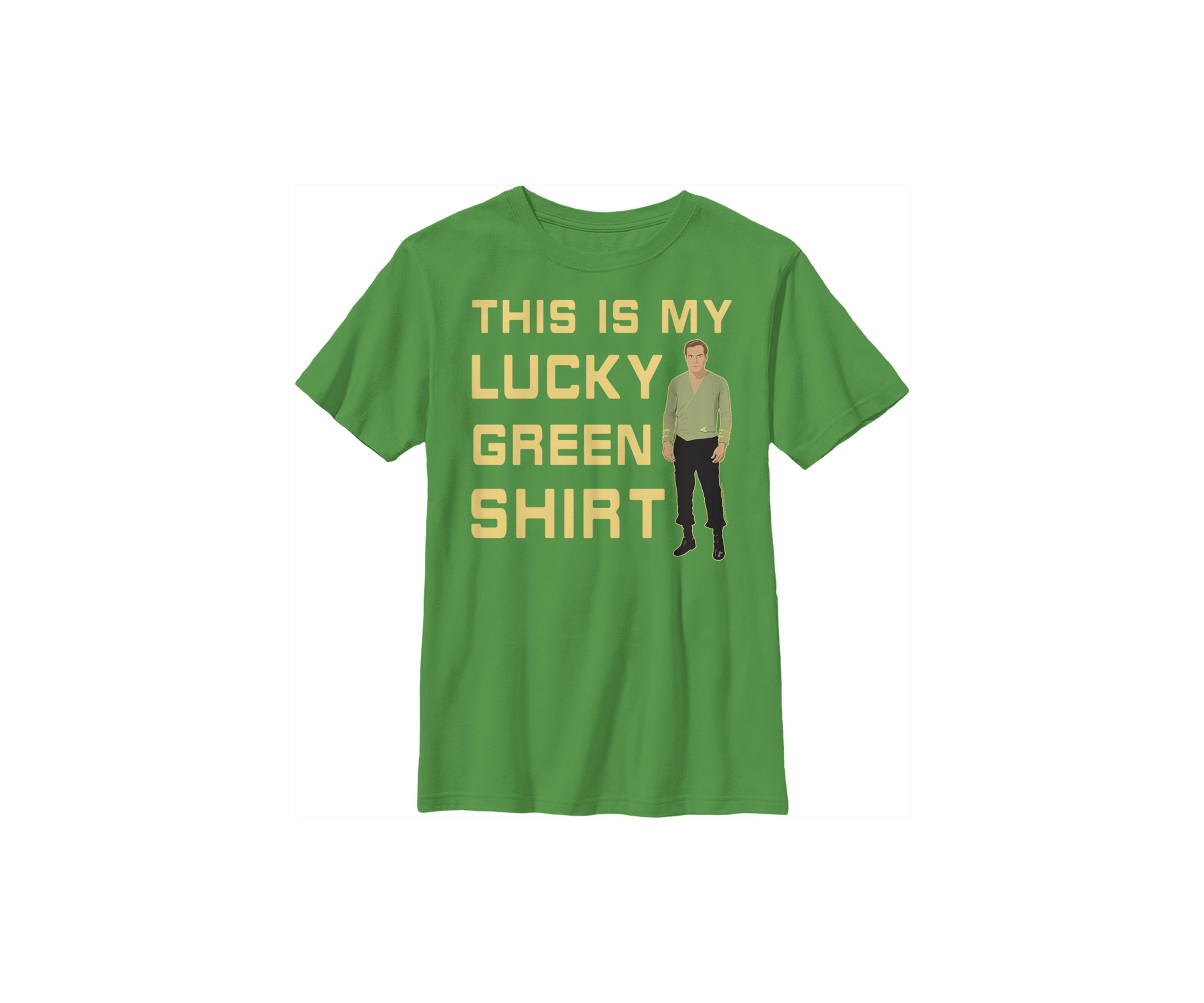 Boys 4-7  Lucky Green Shirt Graphic T-Shirt