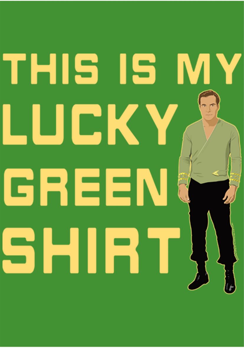 Boys 4-7  Lucky Green Shirt Graphic T-Shirt