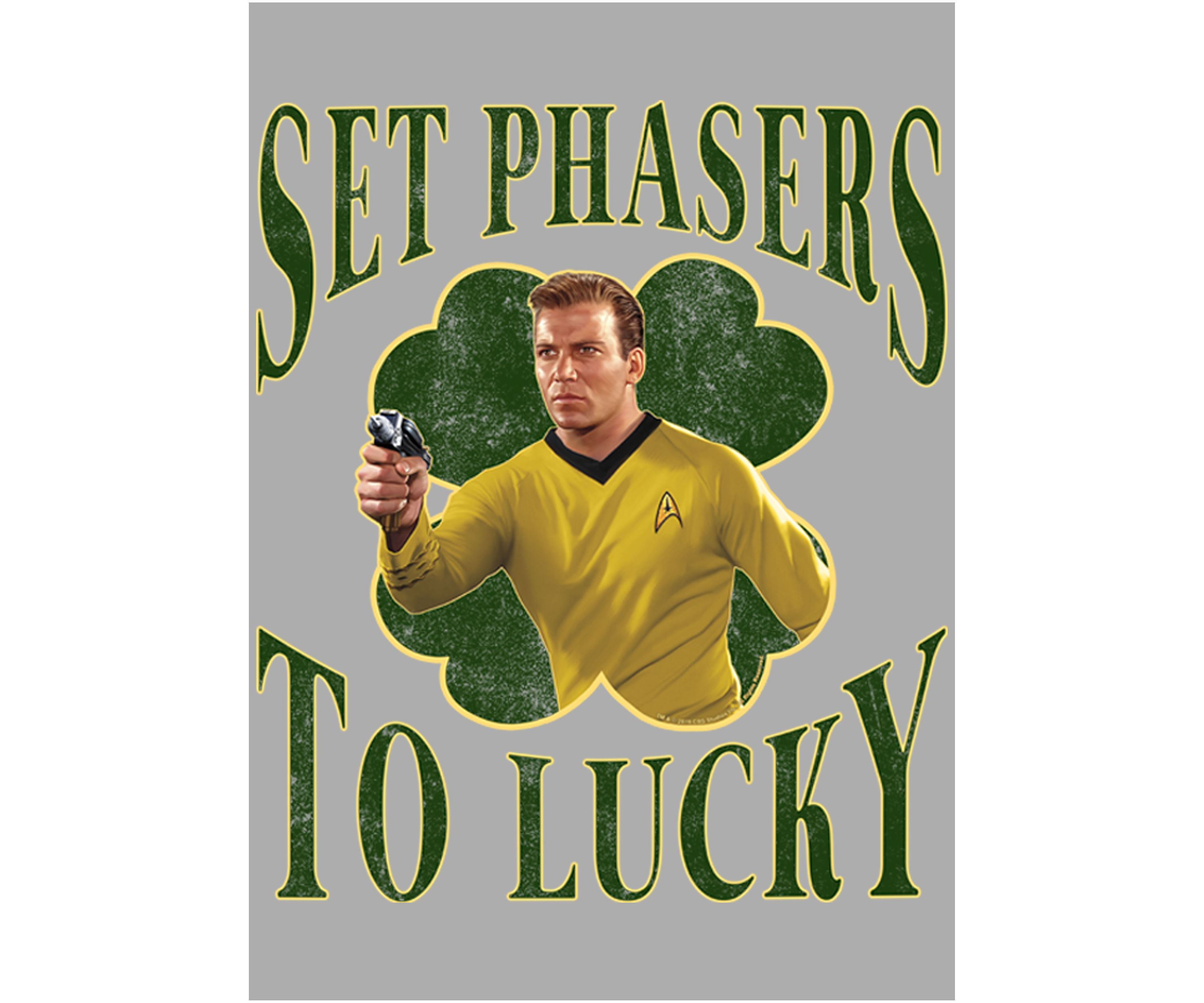 Boys 4-7  Kirk Phasers To Lucky Graphic T-Shirt