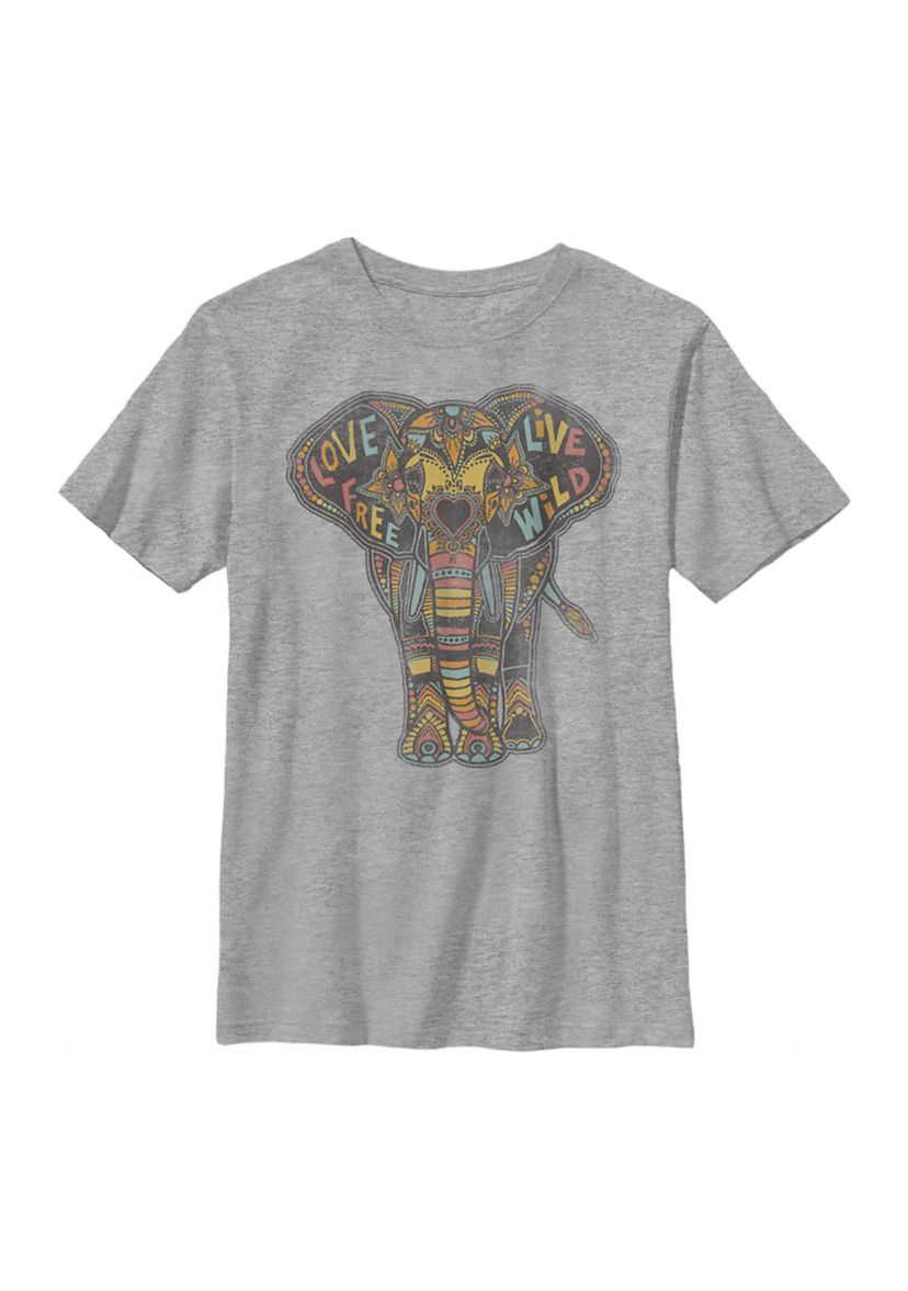 Love Elephant Graphic Top