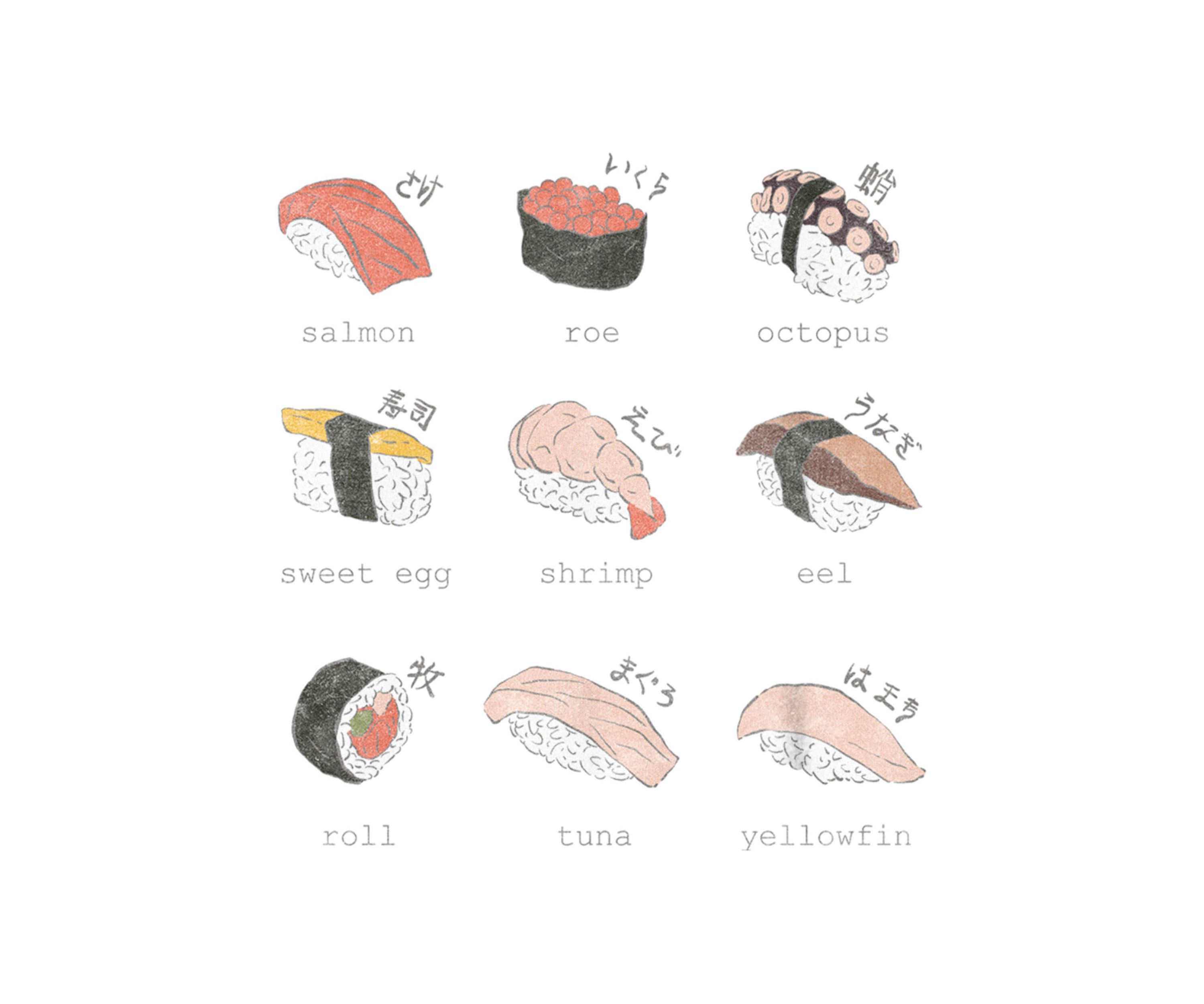 Sushi By Hand Graphic Top