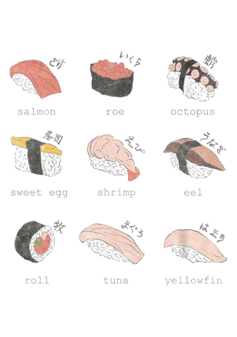 Sushi By Hand Graphic Top