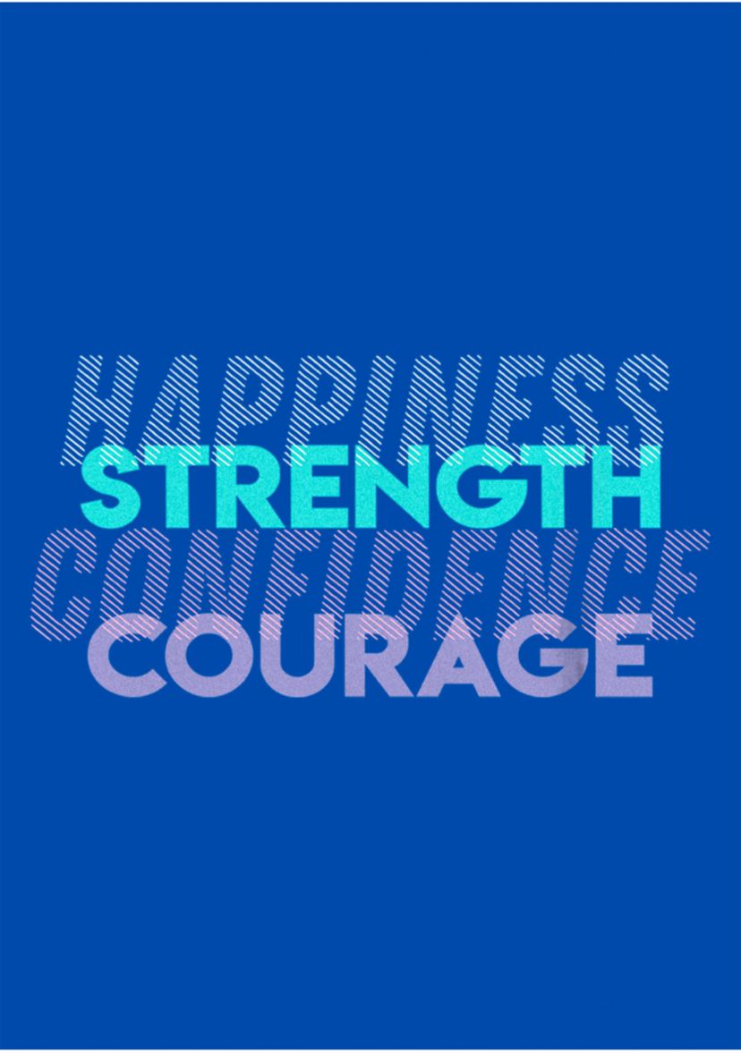 Strength Confidence Graphic Top
