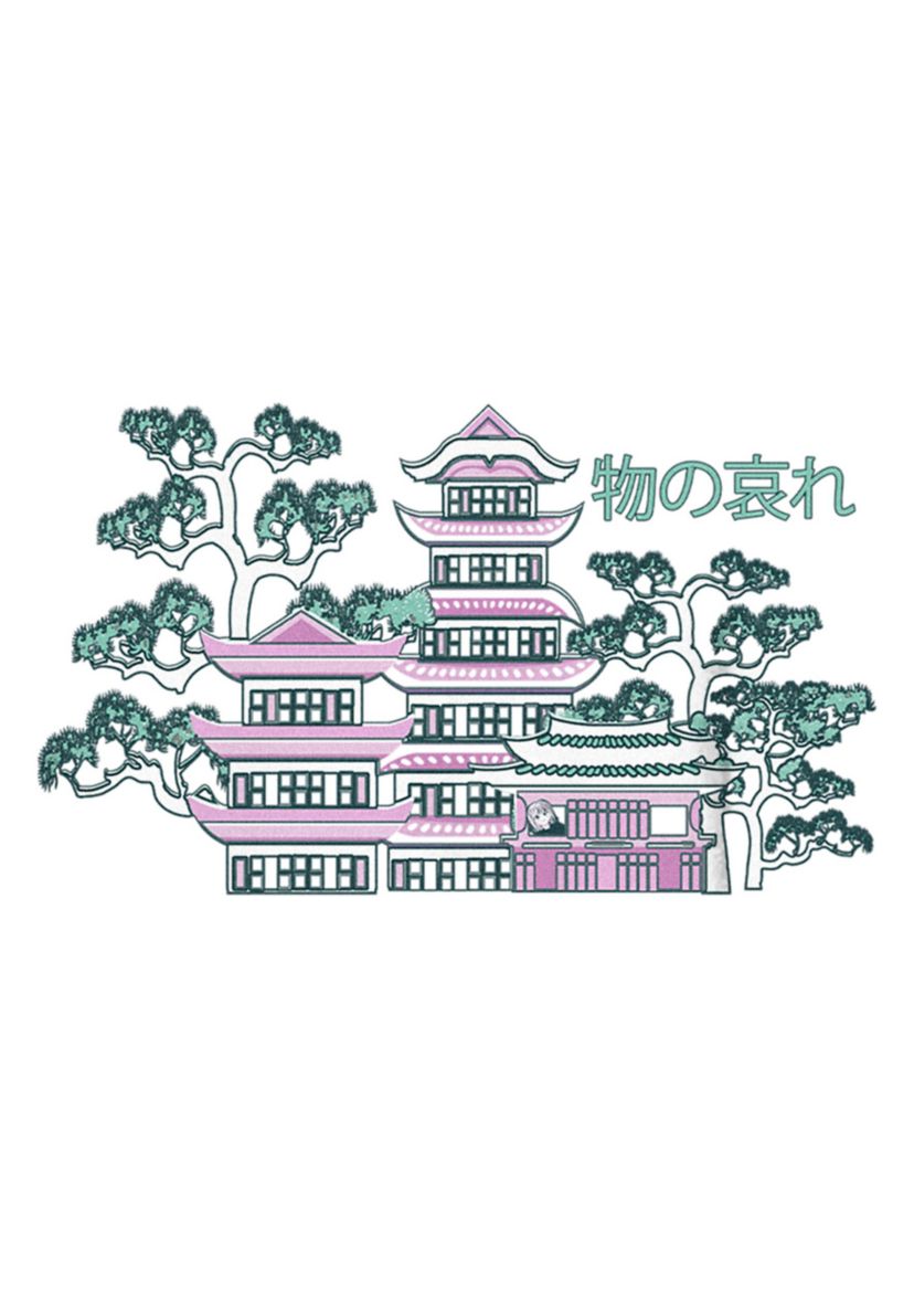 Beautiful Japan Graphic Top