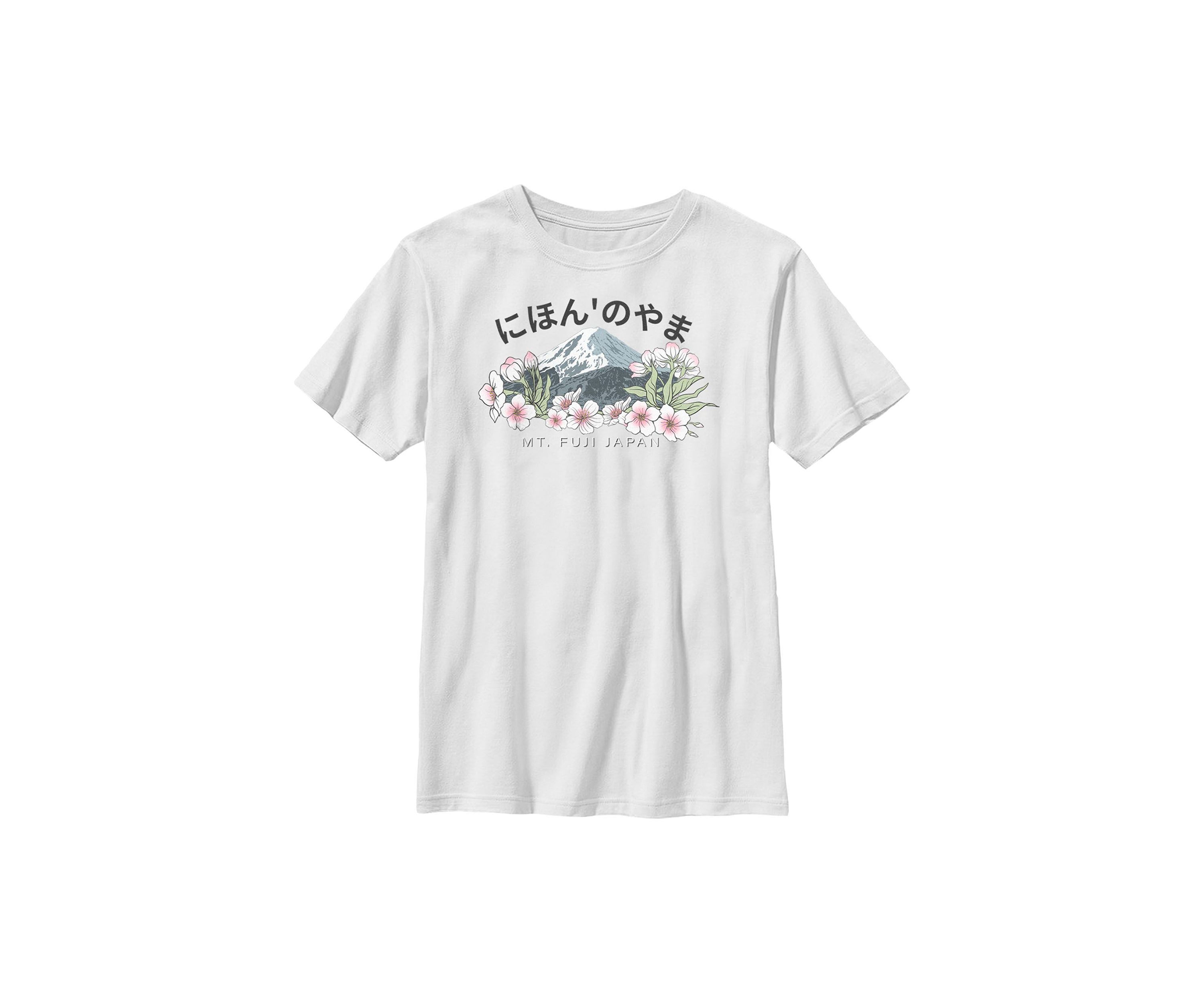 Fuji Blossoms Graphic Top