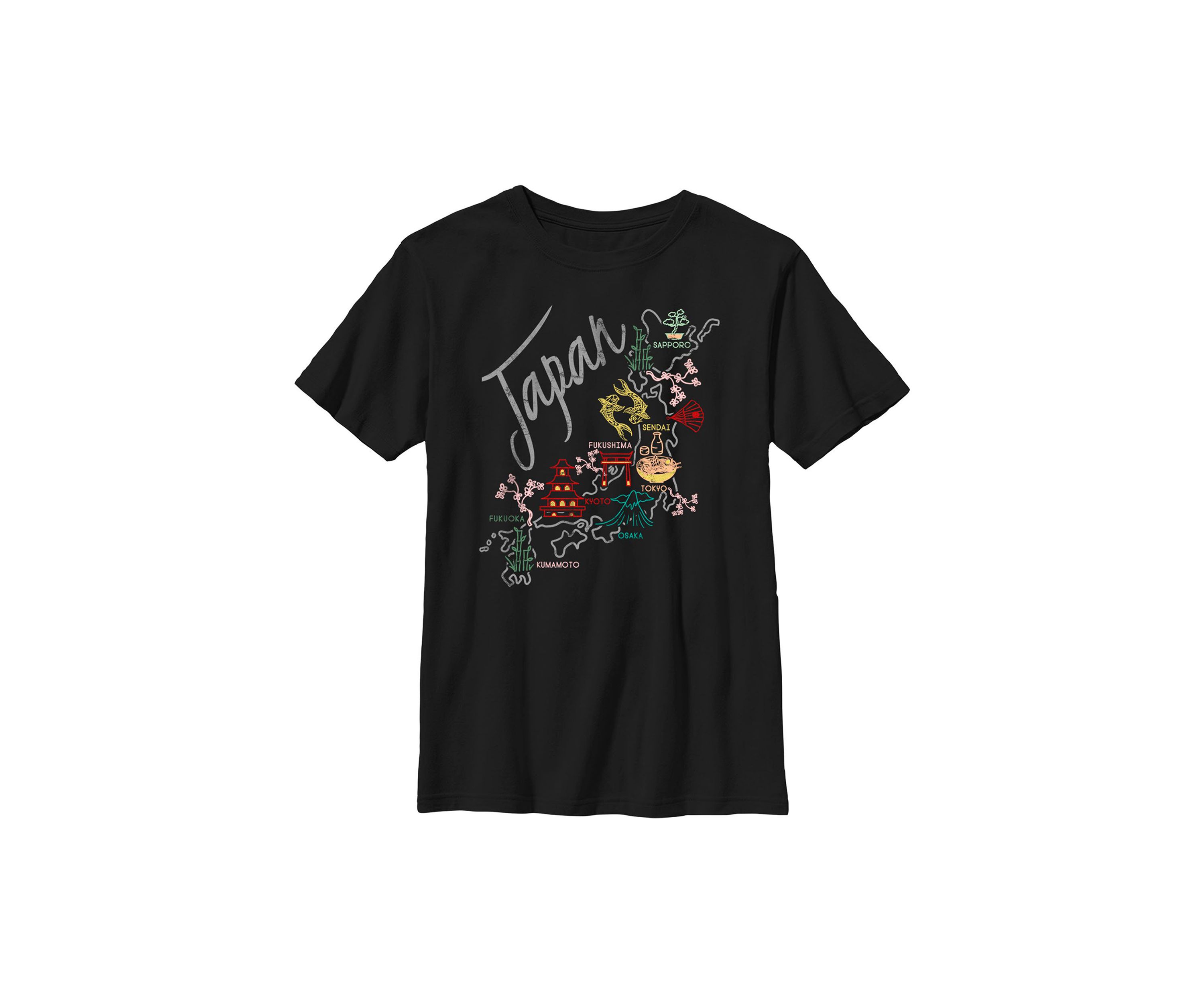 Japan Map Graphic Top