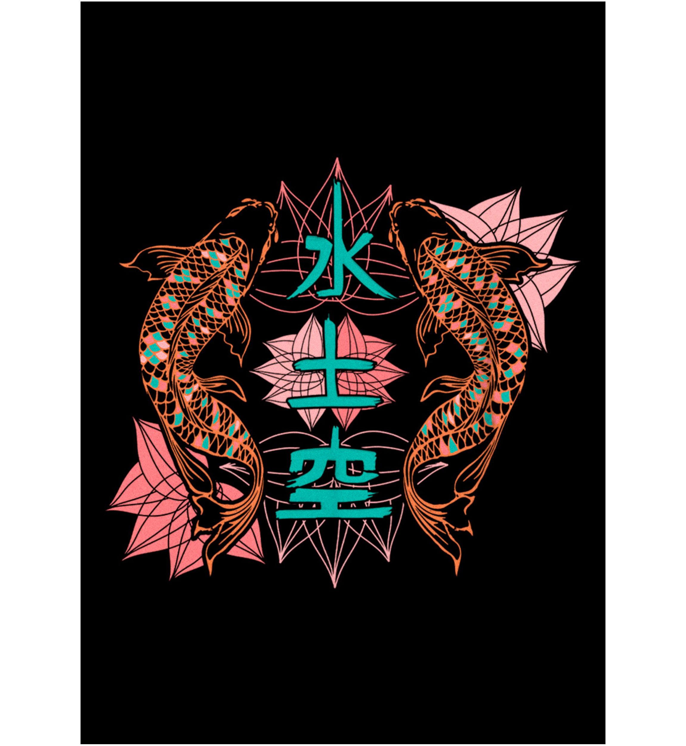 90S Koi Graphic Top