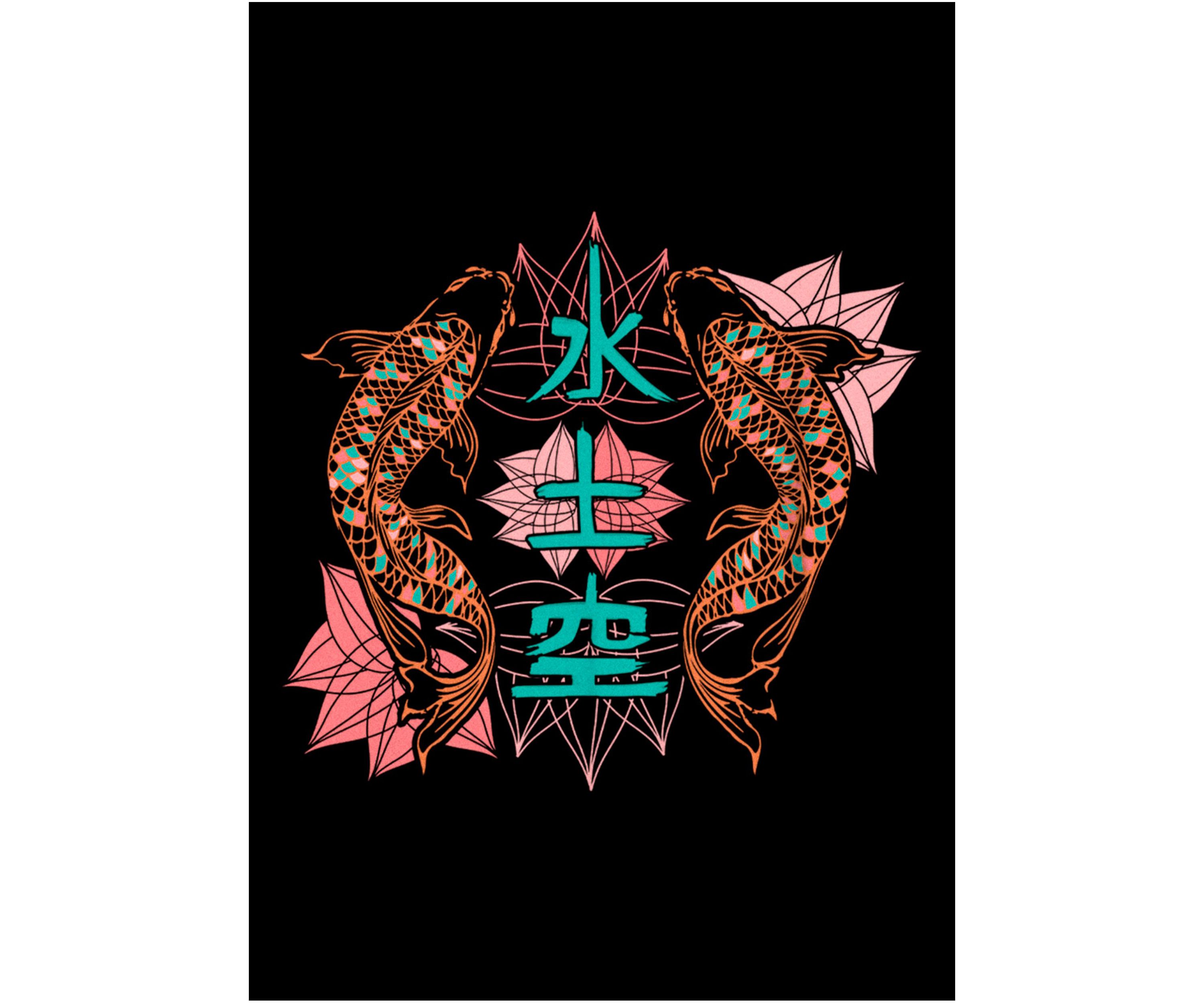 90S Koi Graphic Top