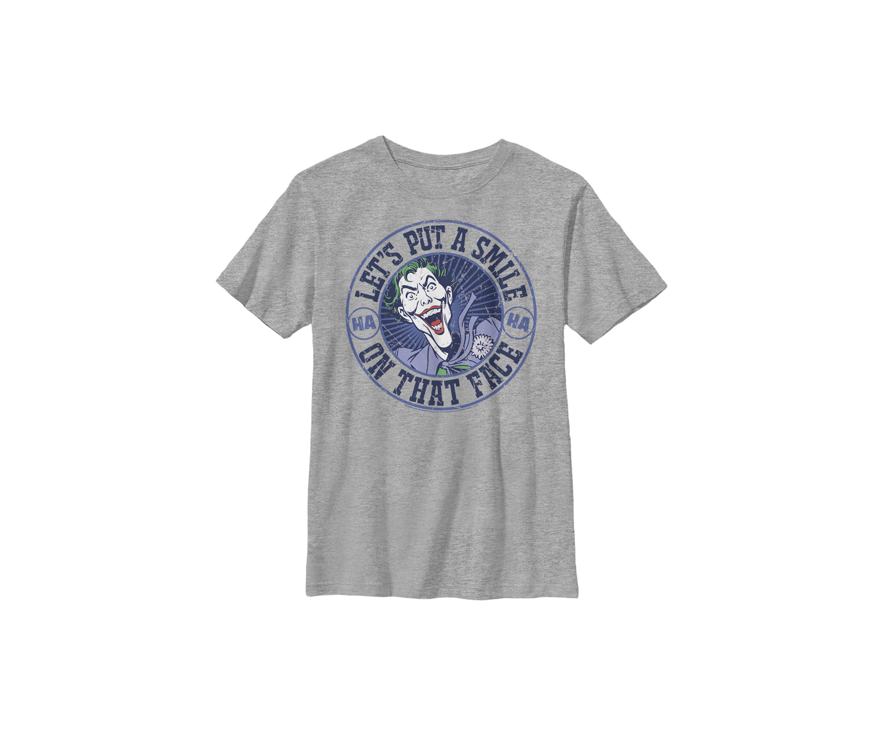 Boys 4-7 Joker Smile Stamp Graphic T-Shirt