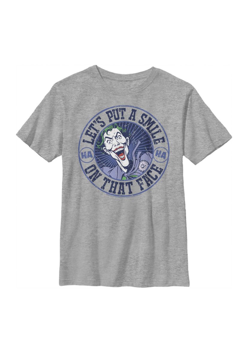 Boys 4-7 Joker Smile Stamp Graphic T-Shirt