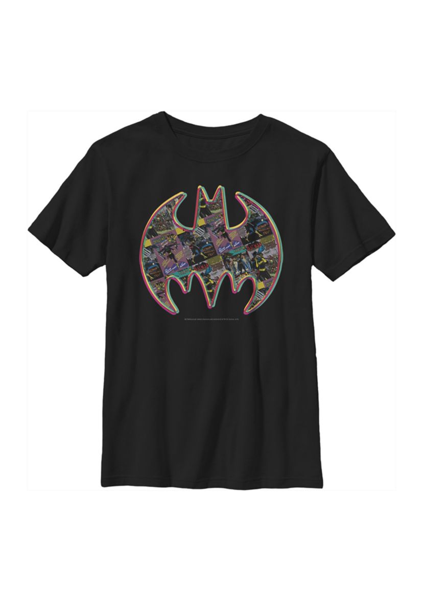 Boys 4-7 Colored Bat Panel Graphic T-Shirt