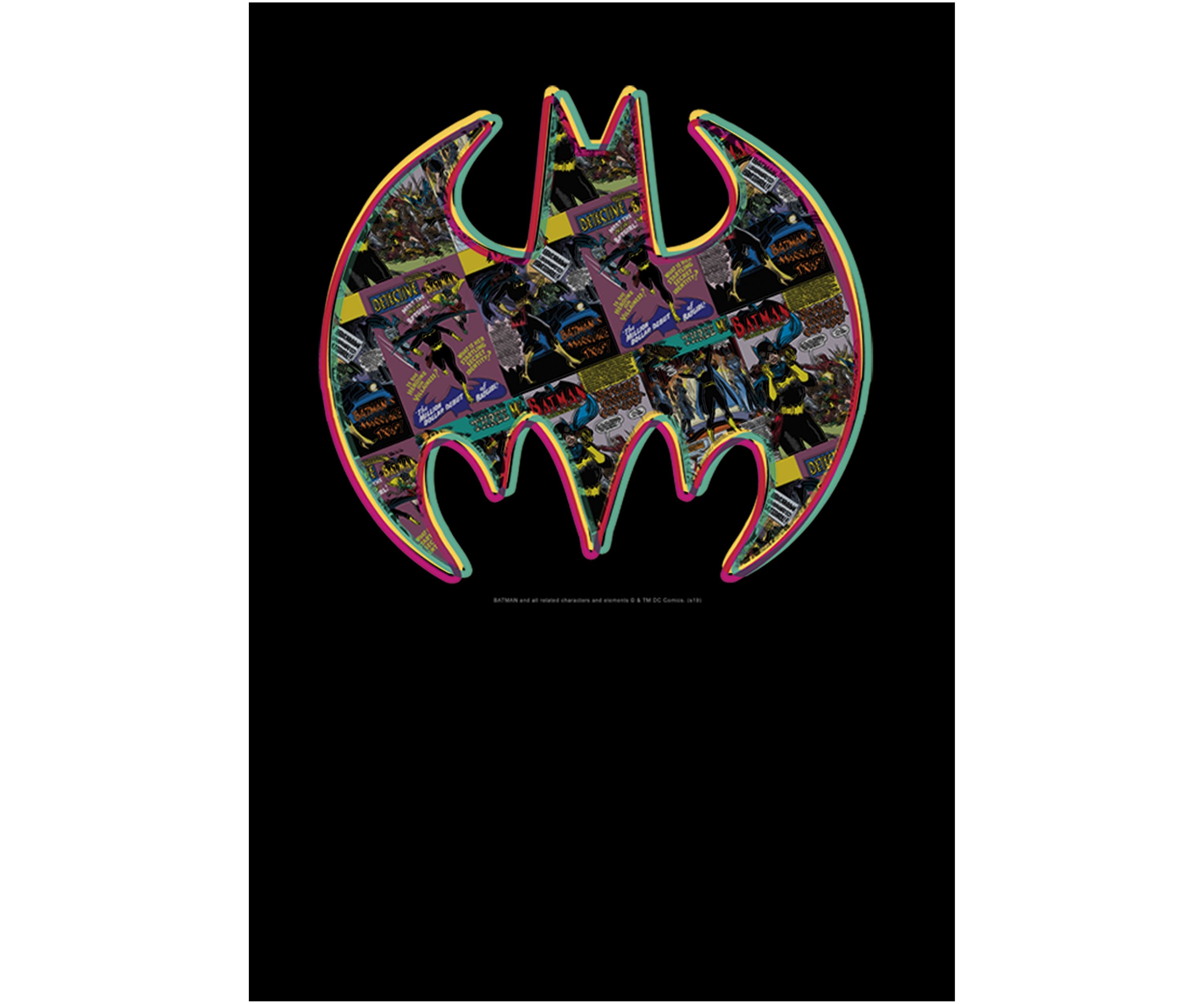 Boys 4-7 Colored Bat Panel Graphic T-Shirt