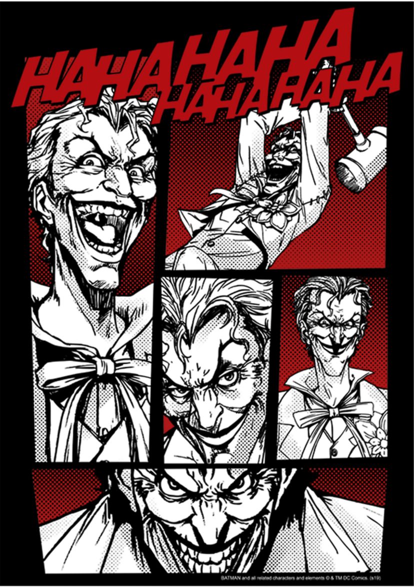 Boys 4-7 Joker Comic Panels Graphic T-Shirt