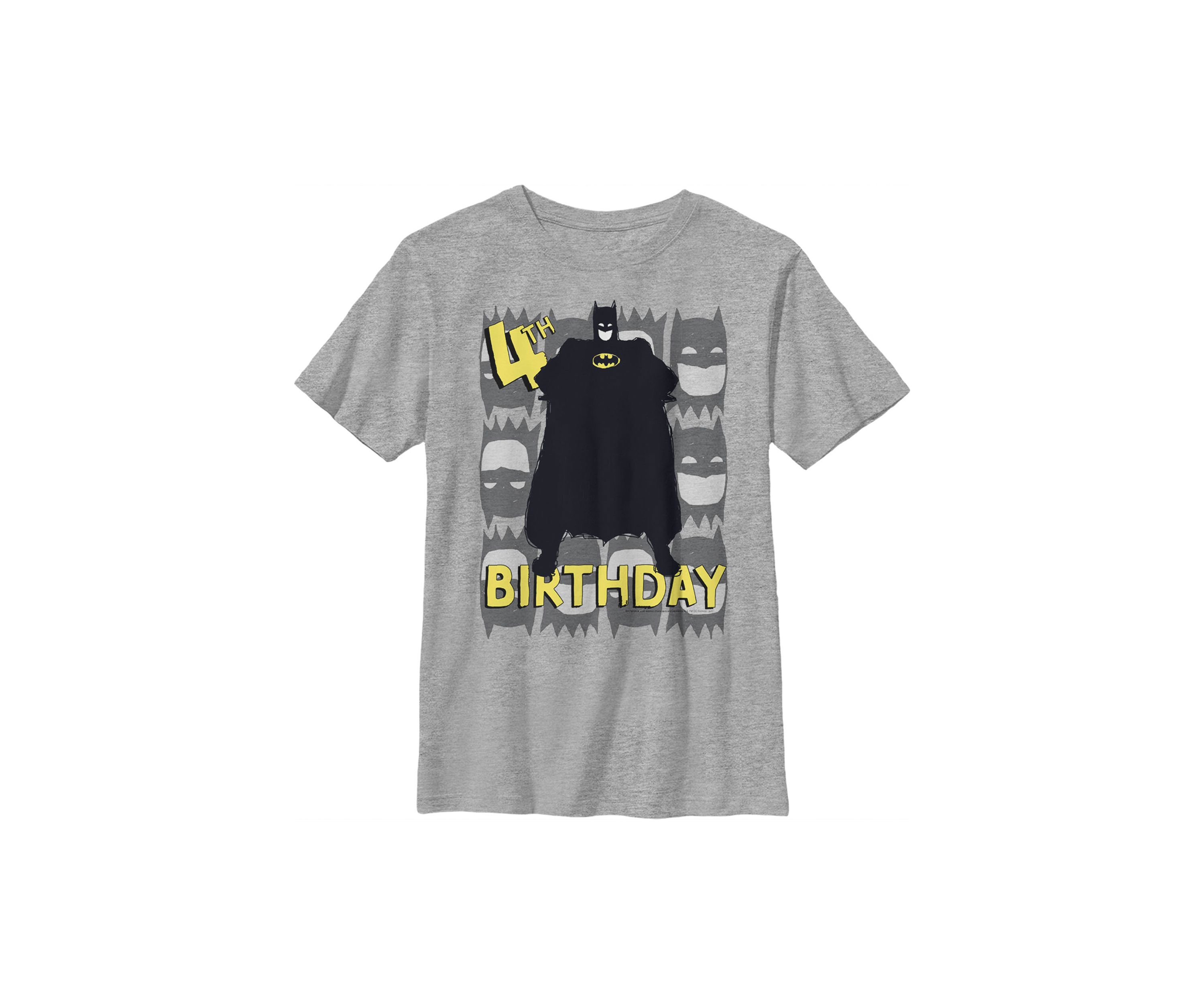 Boys 4-7 4th Birthday Graphic T-Shirt