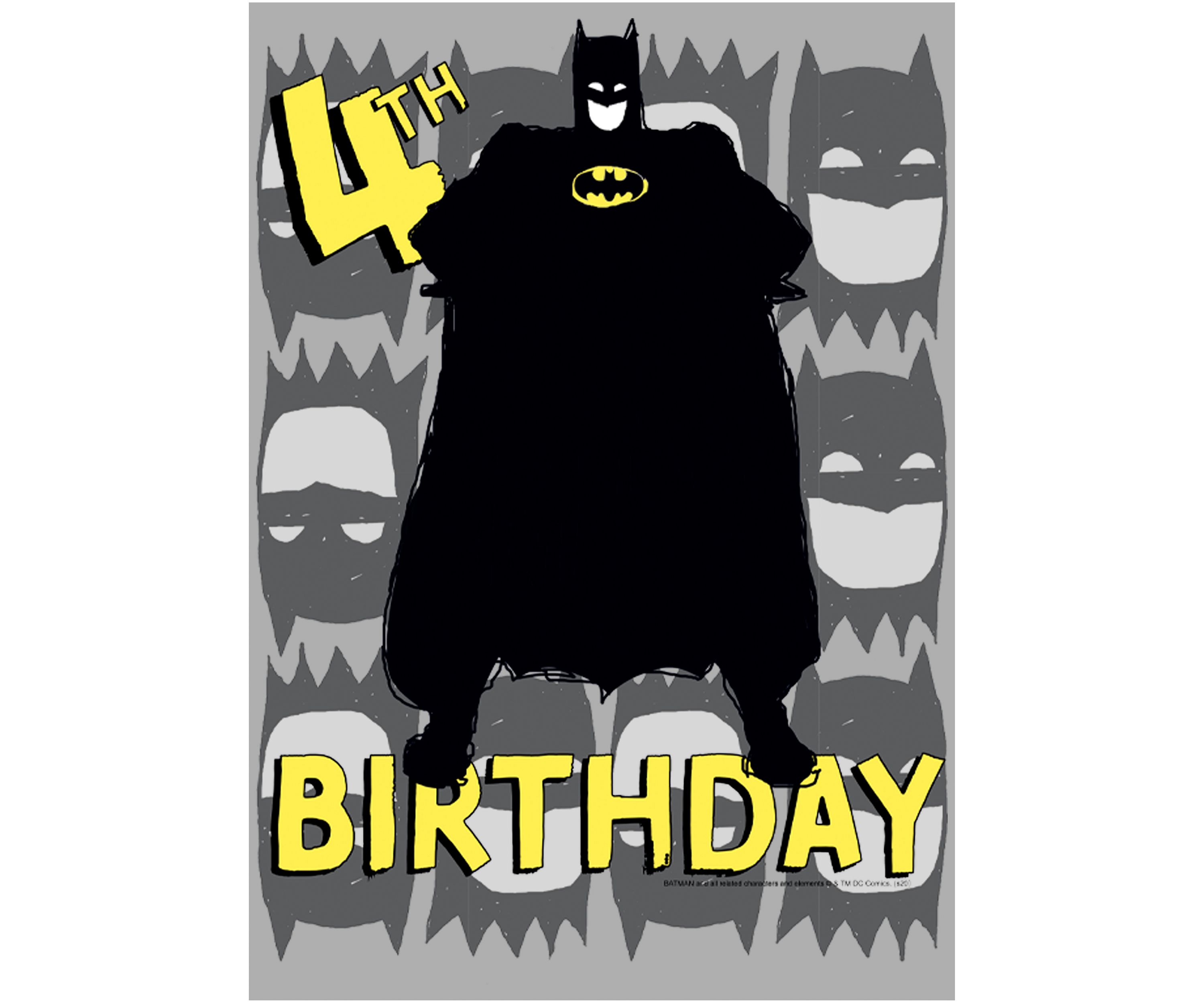 Boys 4-7 4th Birthday Graphic T-Shirt