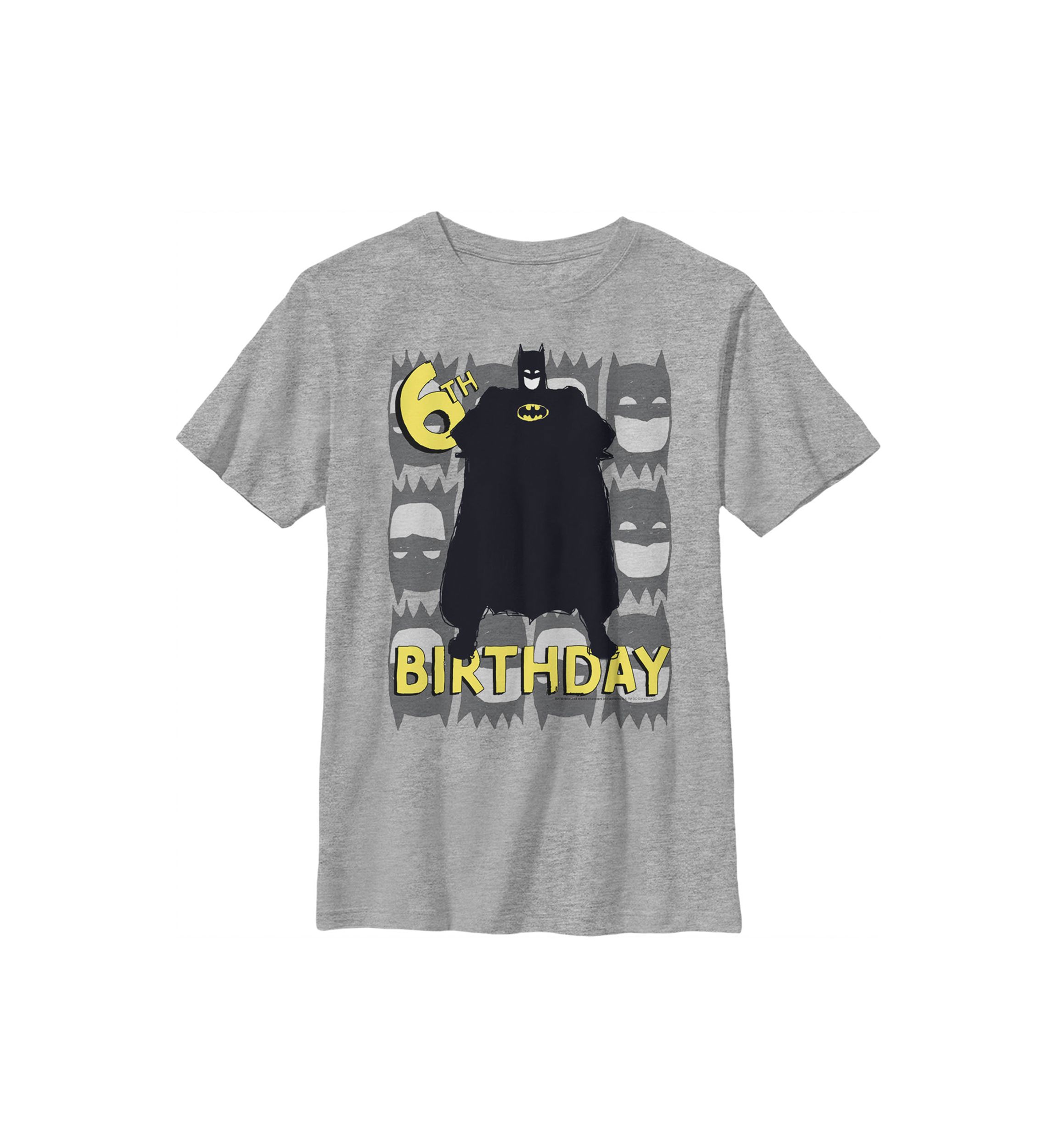 Boys 4-7 6th Birthday Graphic T-Shirt