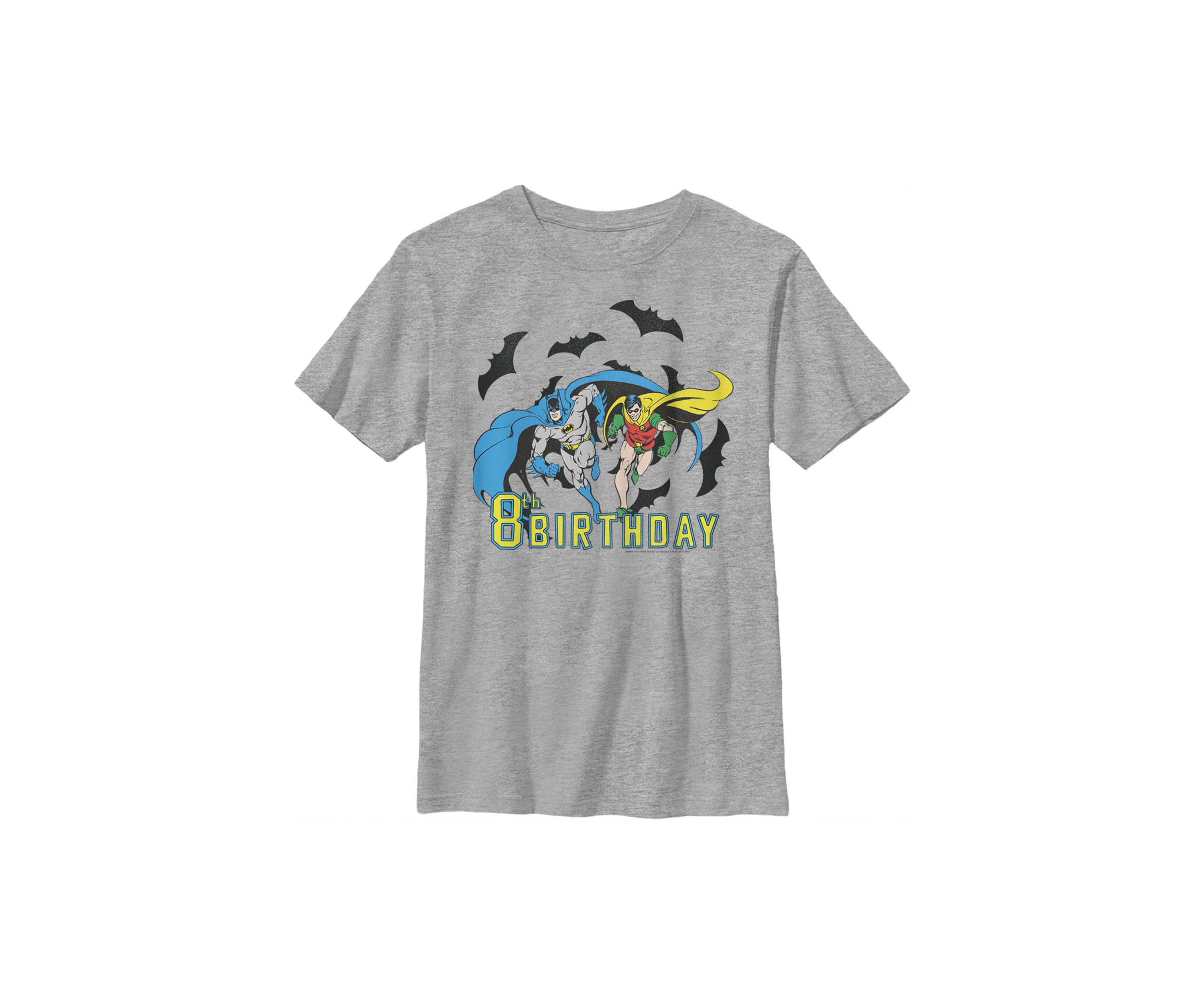 Boys 4-7 Bats 8th Birthday Graphic T-Shirt