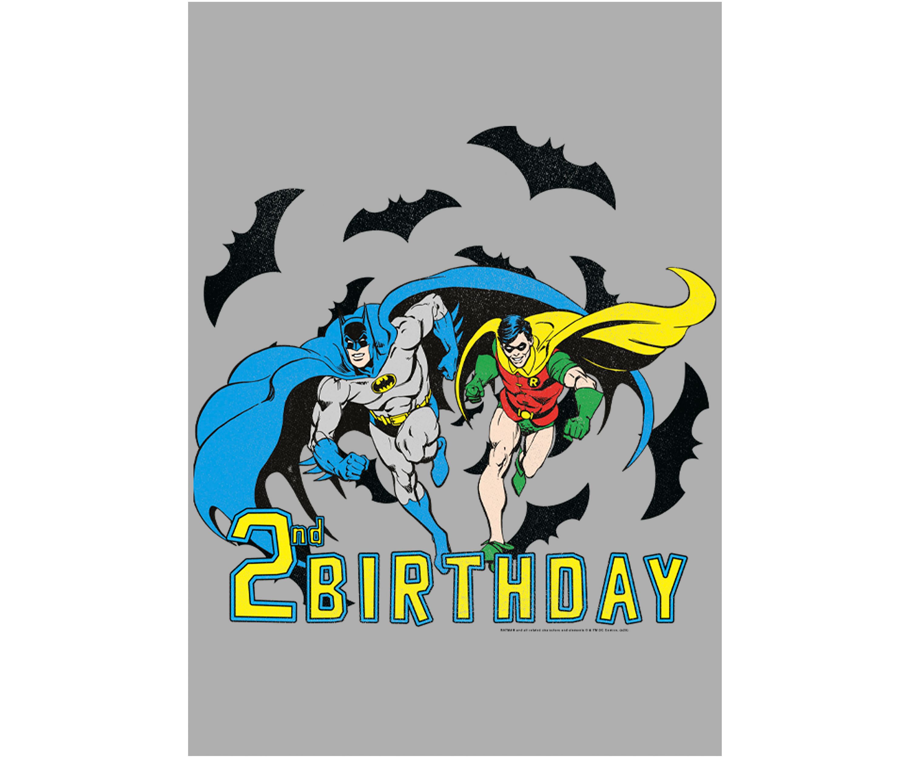 Boys 4-7 Bats 2nd Birthday Graphic T-Shirt