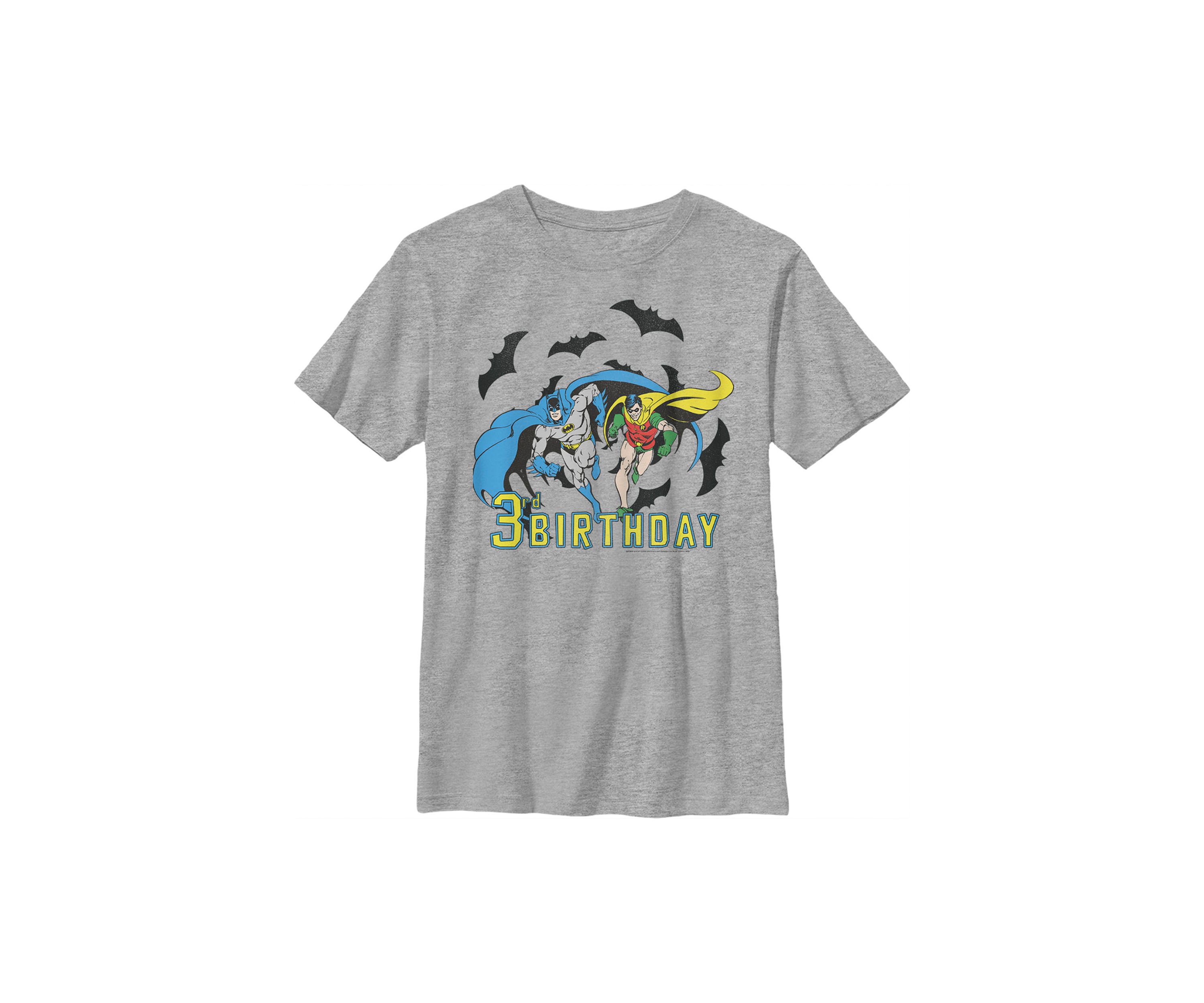 Boys 4-7 Bats 3rd Birthday Graphic T-Shirt