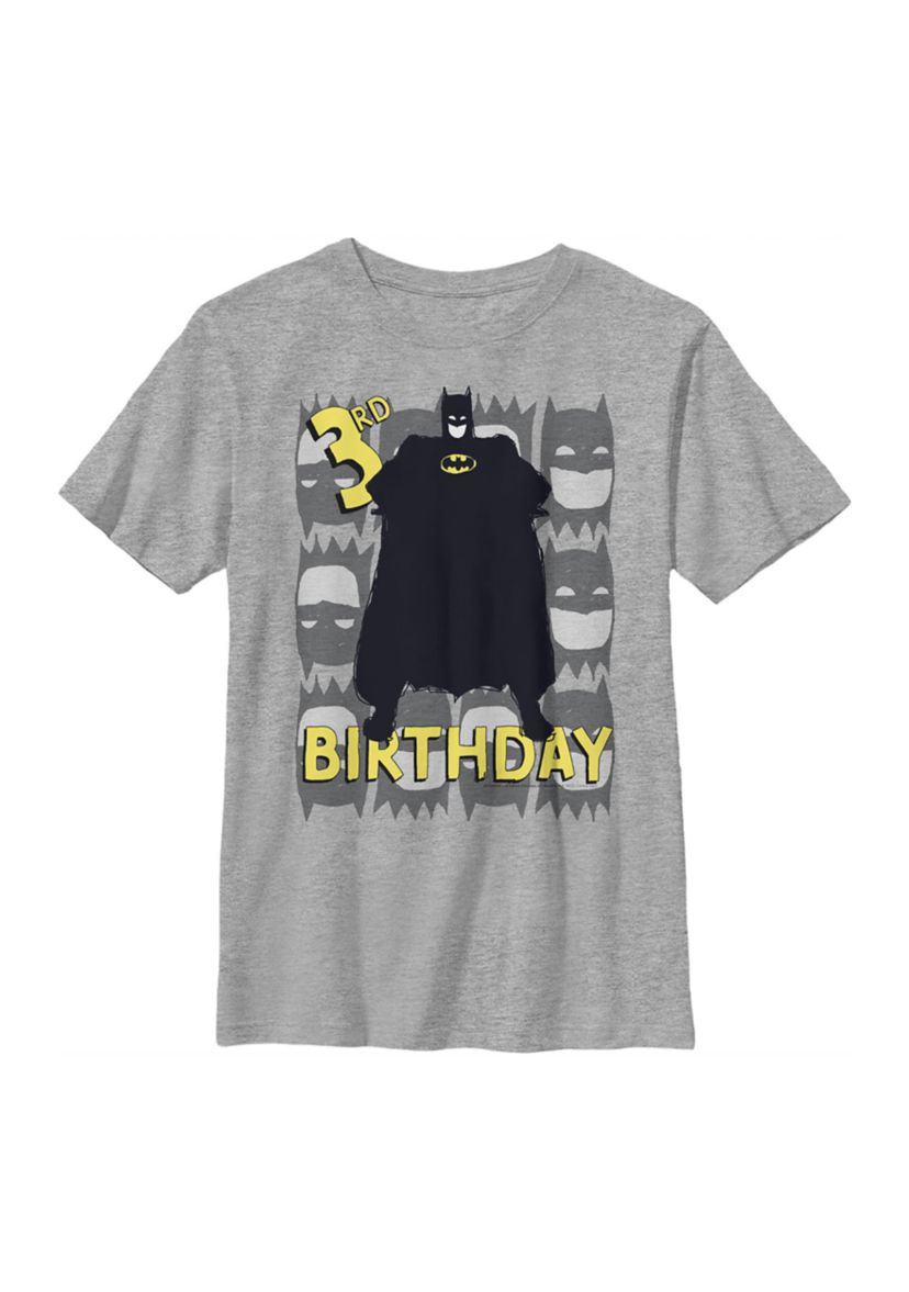 Boys 4-7 3rd Birthday Graphic T-Shirt