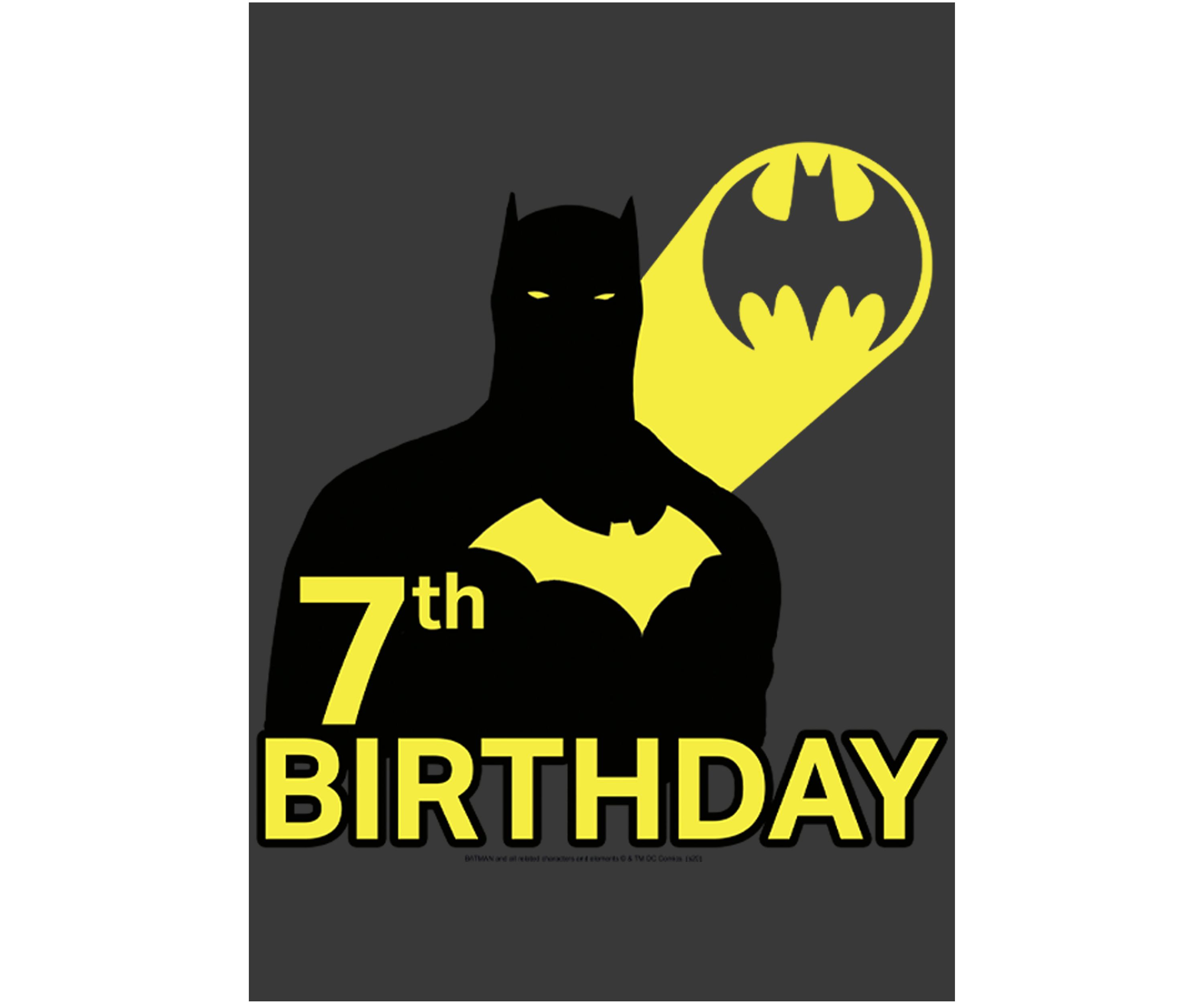 Boys 4-7  7th Bat Birthday Graphic T-Shirt