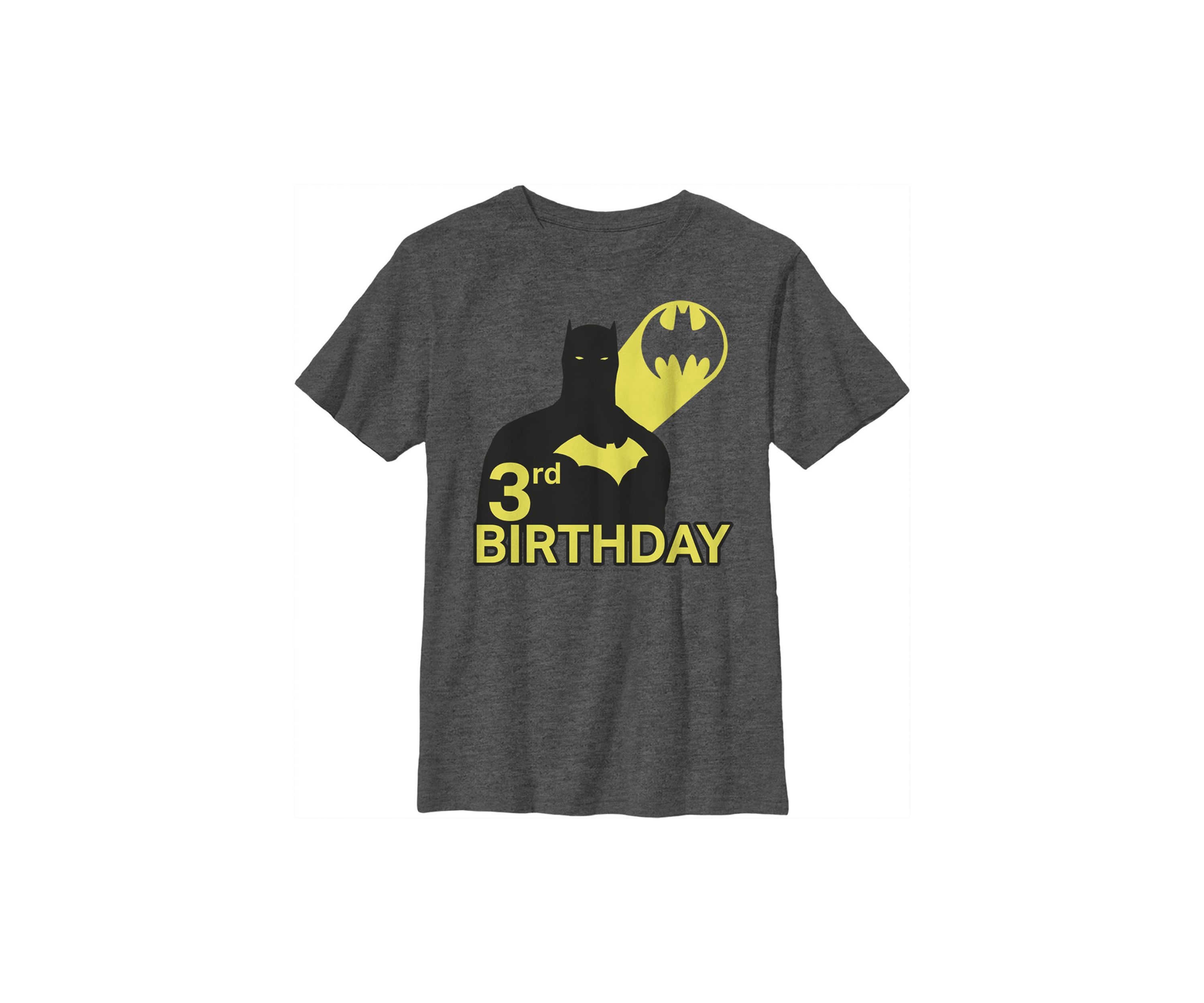 Boys 4-7  3rd Bat Birthday Graphic T-Shirt