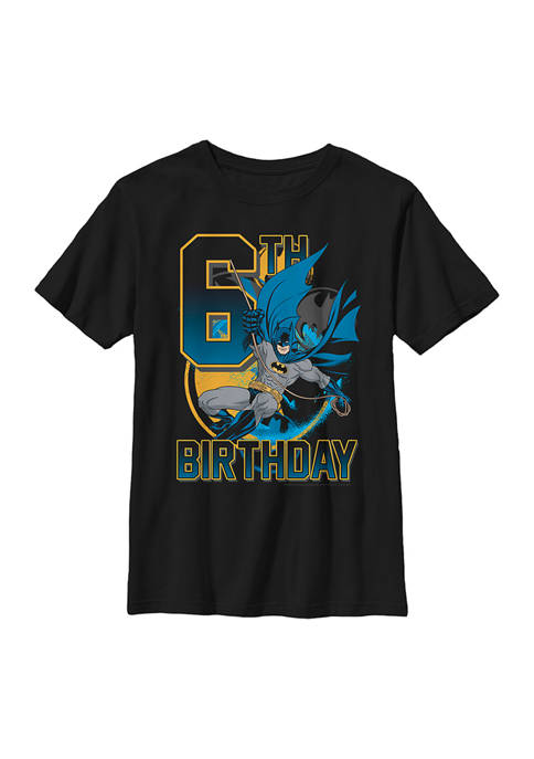 Batman™ Boys 4-7 Sixth Bat Graphic T-Shirt