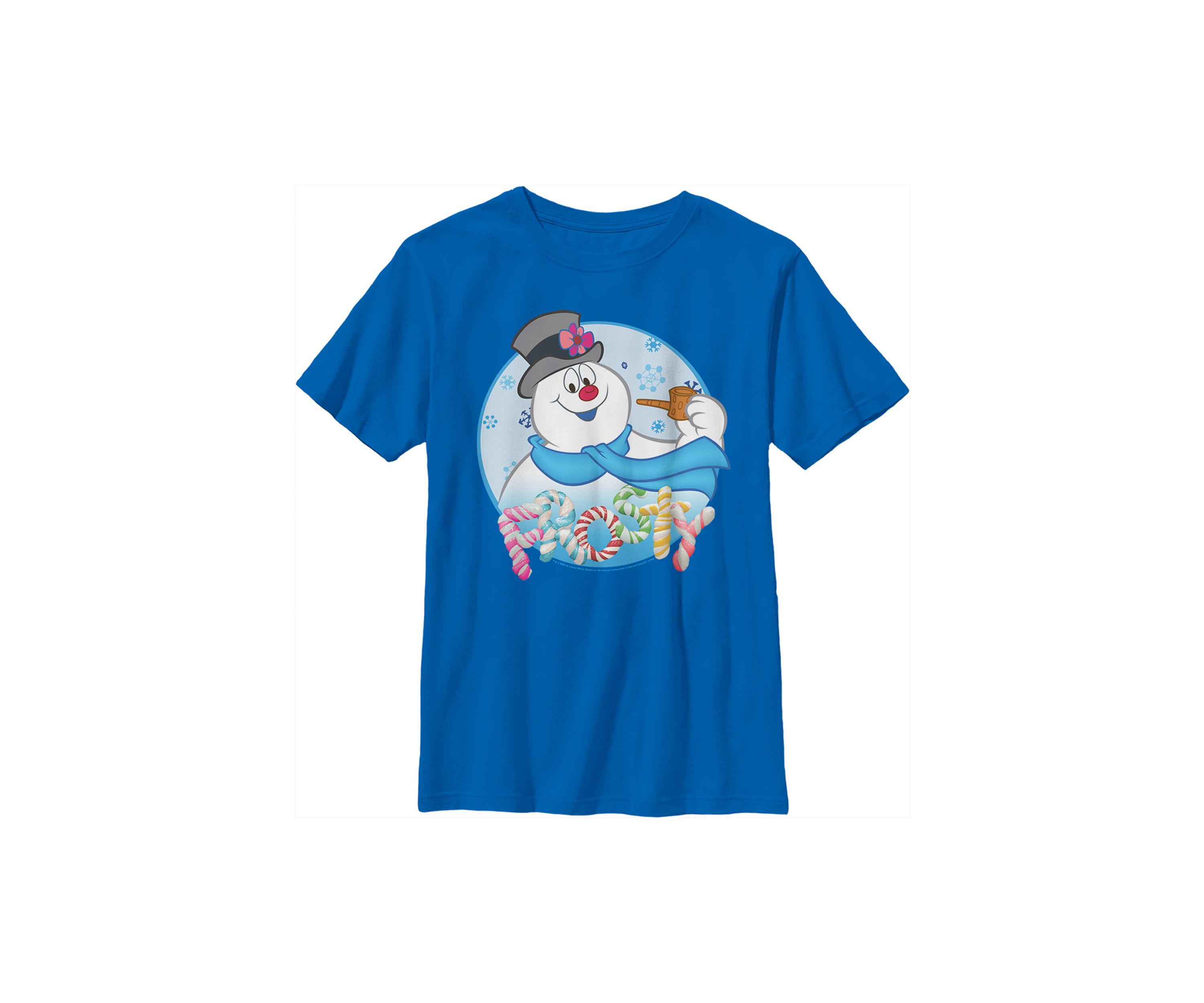 Boys 4-7 Frosty Circle Face Graphic Top