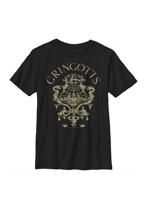 Harry Potter™ Boys 4-7 Gringotts Logo Graphic T-Shirt