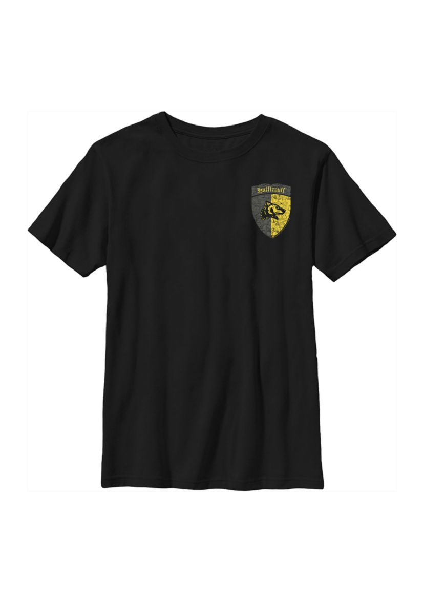 Boys 4-7  Hufflepuff Shield Pocket Graphic T-Shirt