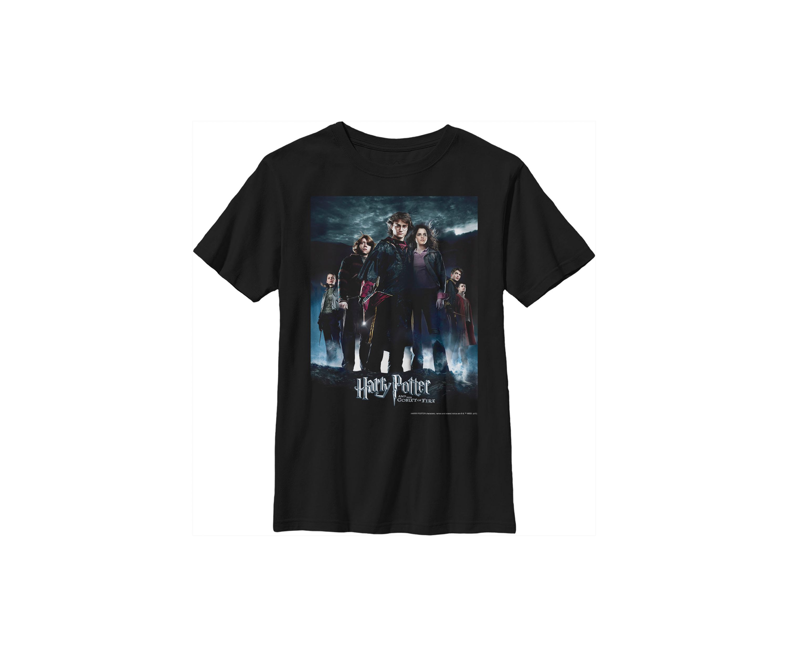 Boys 4-7  Potter Goblet Group Poster Graphic T-Shirt
