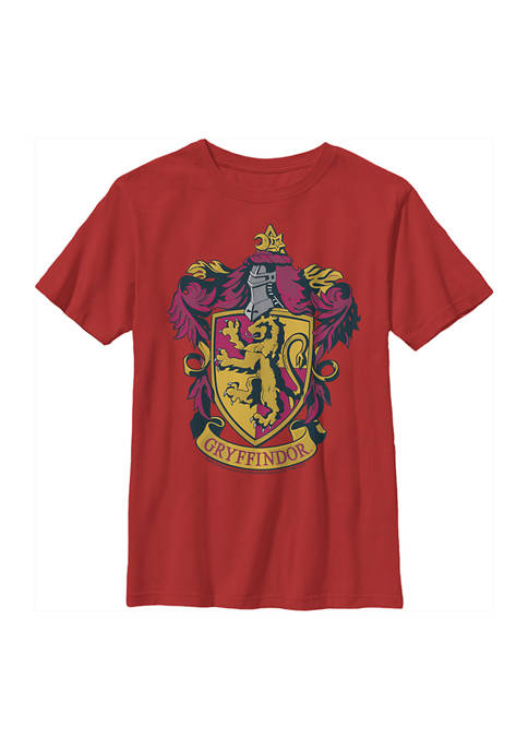 size 7/8 NEW youth size HARRY POTTER T SHIRT GRYFFINDOR COAT OF ARMS 