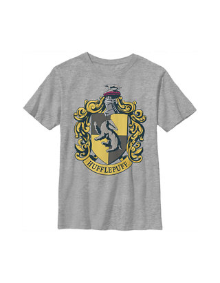 Harry Potter HUFFLEPUFF CREST Licensed BOYS & GIRLS T-Shirt S-XL 