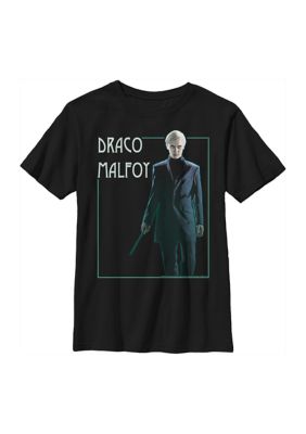 Harry Potter Boys 4-7 Draco Father Graphic T-Shirt, Black, Small