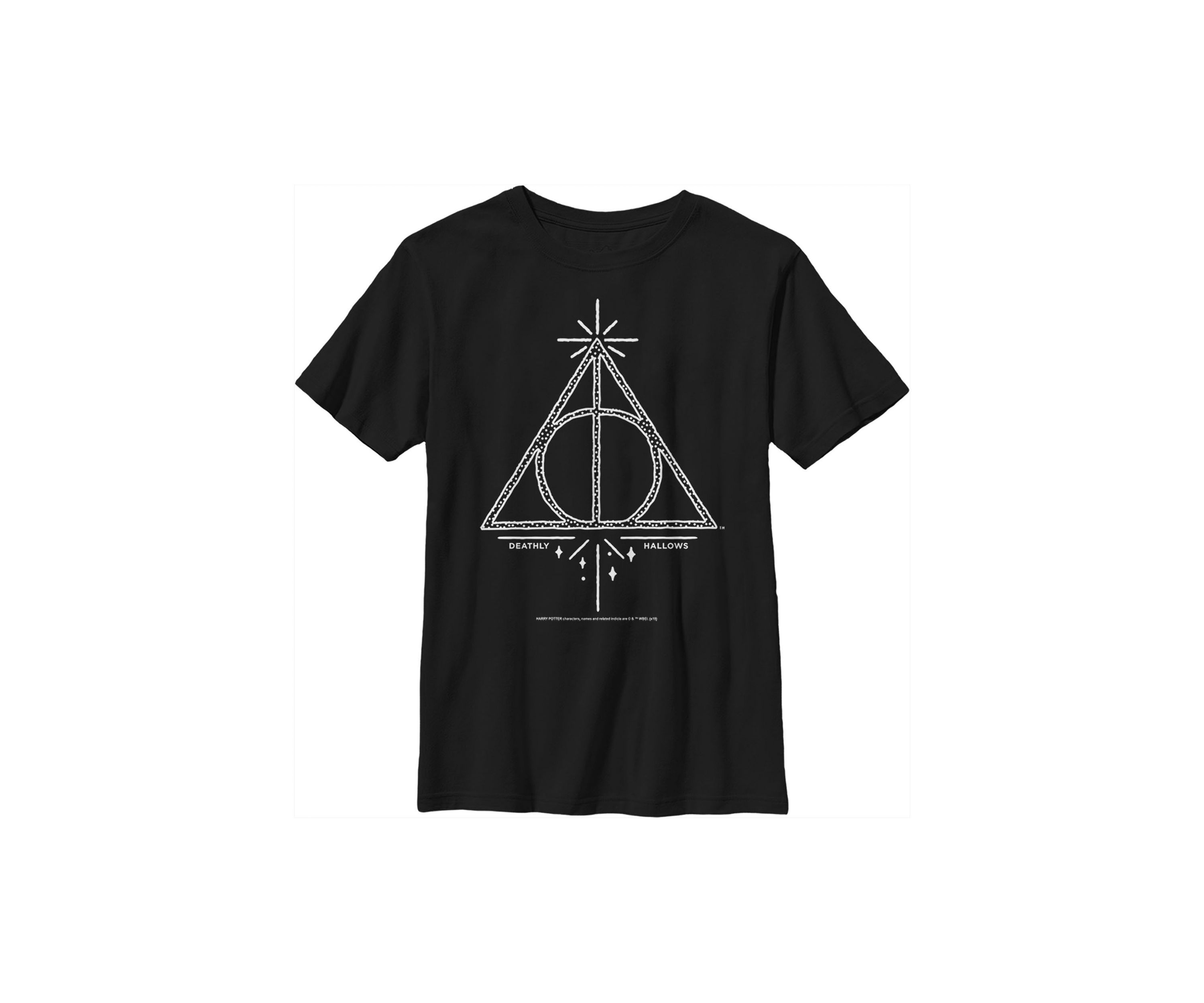 Boys 4-7  Deathly Hallows Line Symbol Graphic T-Shirt